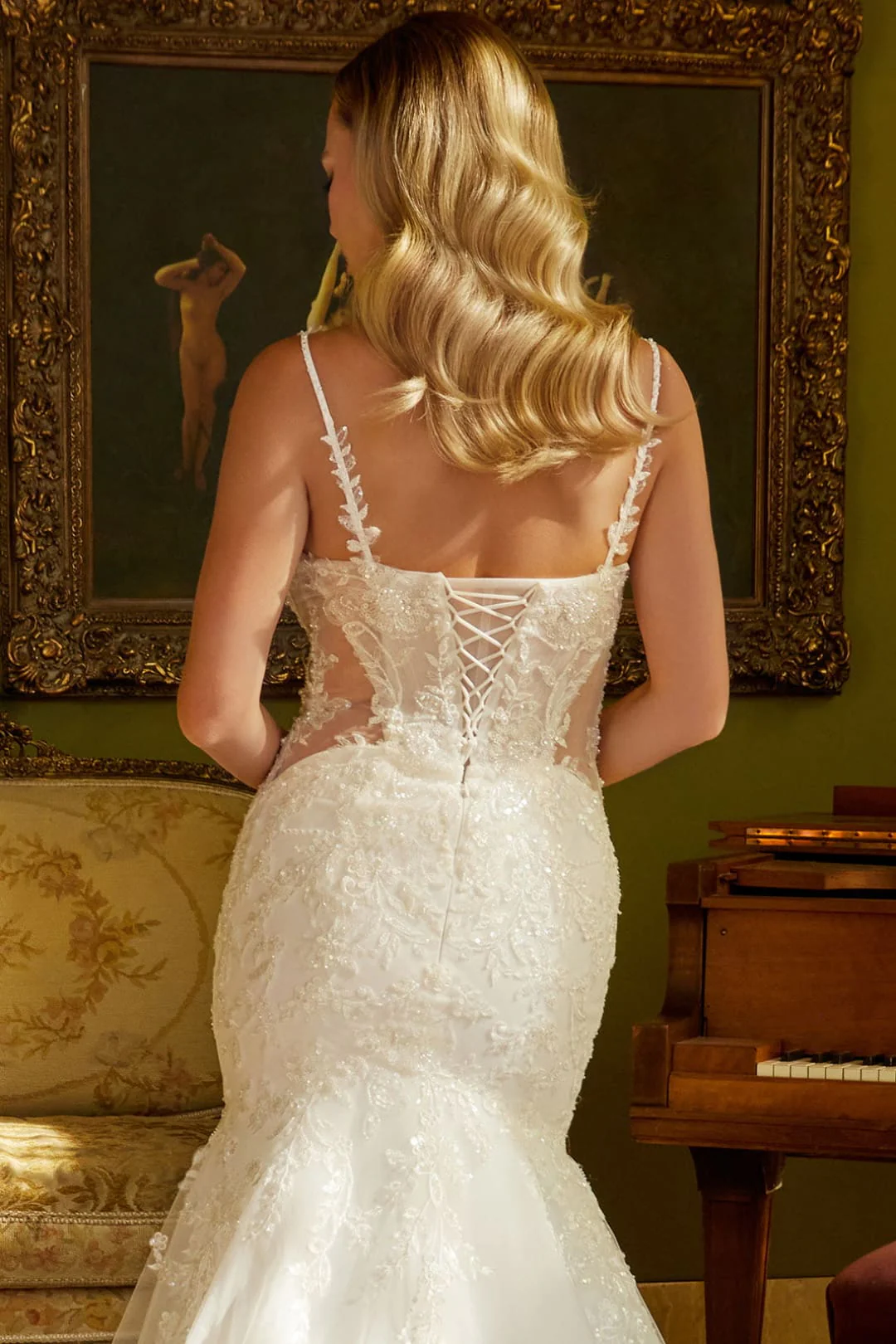 Applique Mermaid Bridal Gown by GLS Gloria GL3601 - Image 4