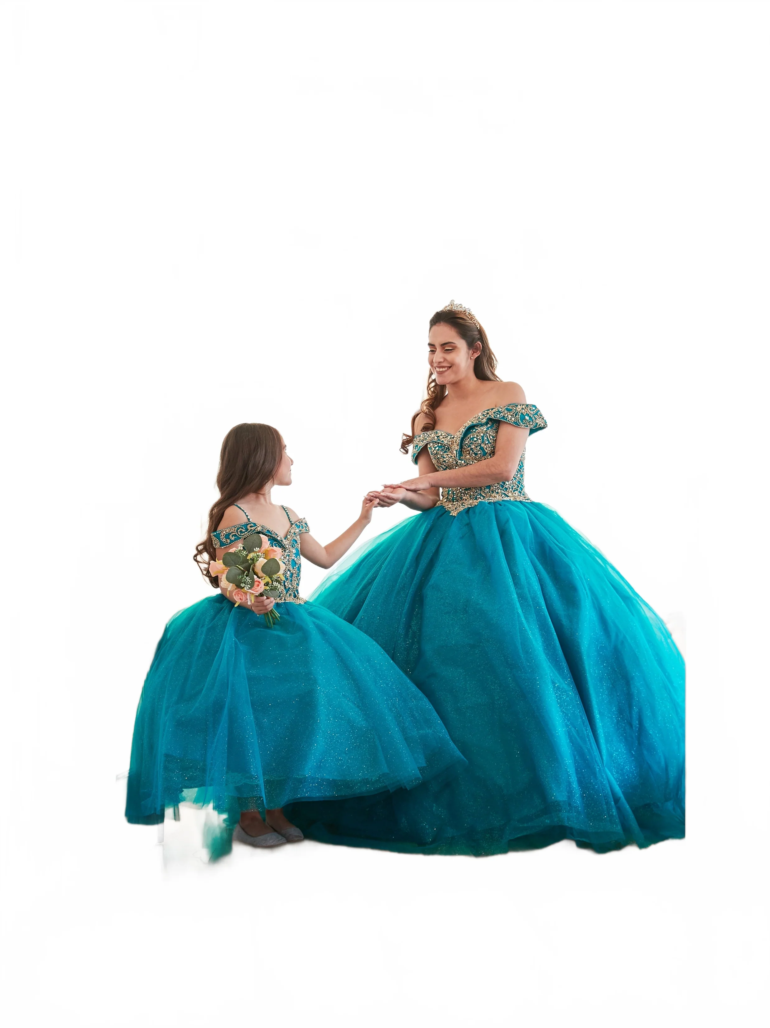 Beaded Off Shoulder Ball Gown by Calla KY71246 - Image 23