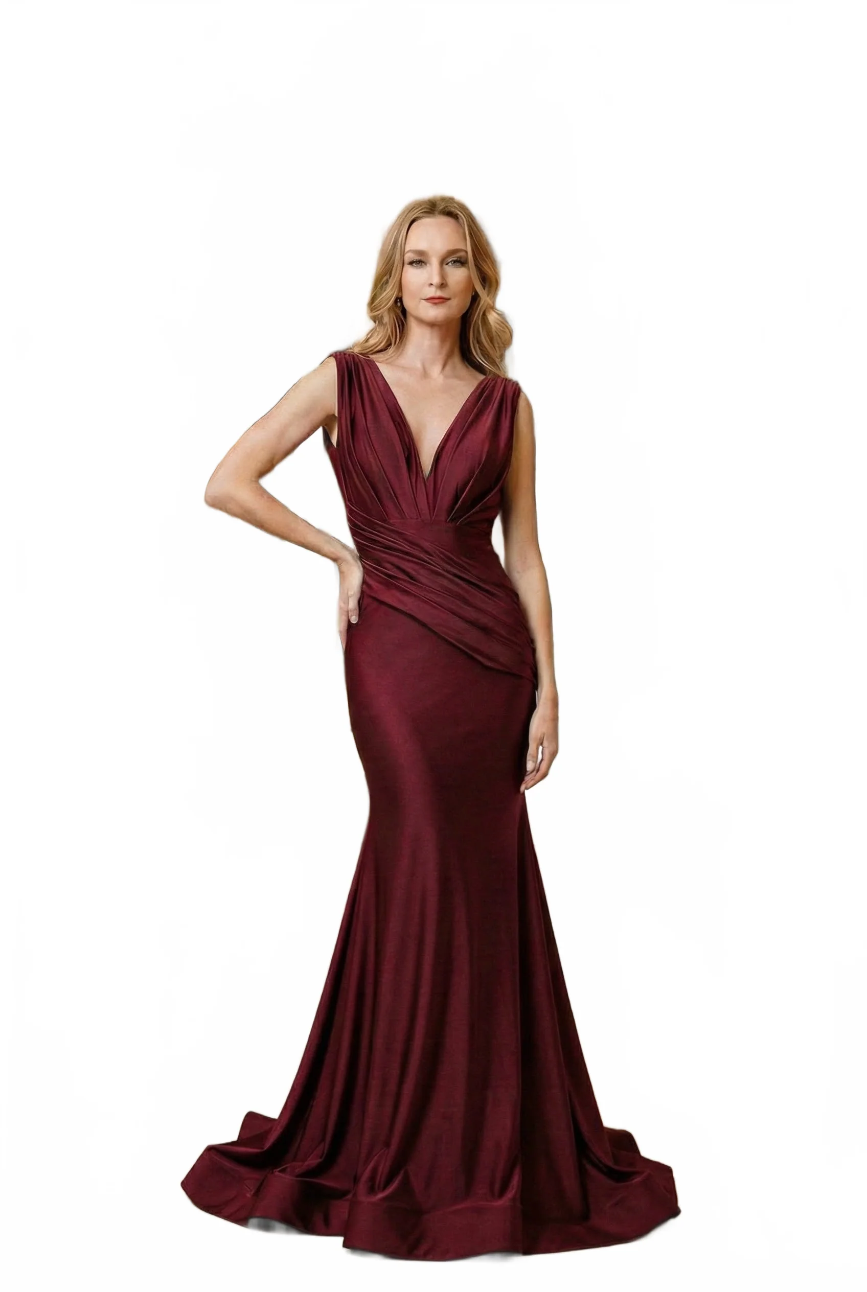 Black Bridesmaid Dresses-Inexpensive Amelia Couture 370 Bodycon - Image 8