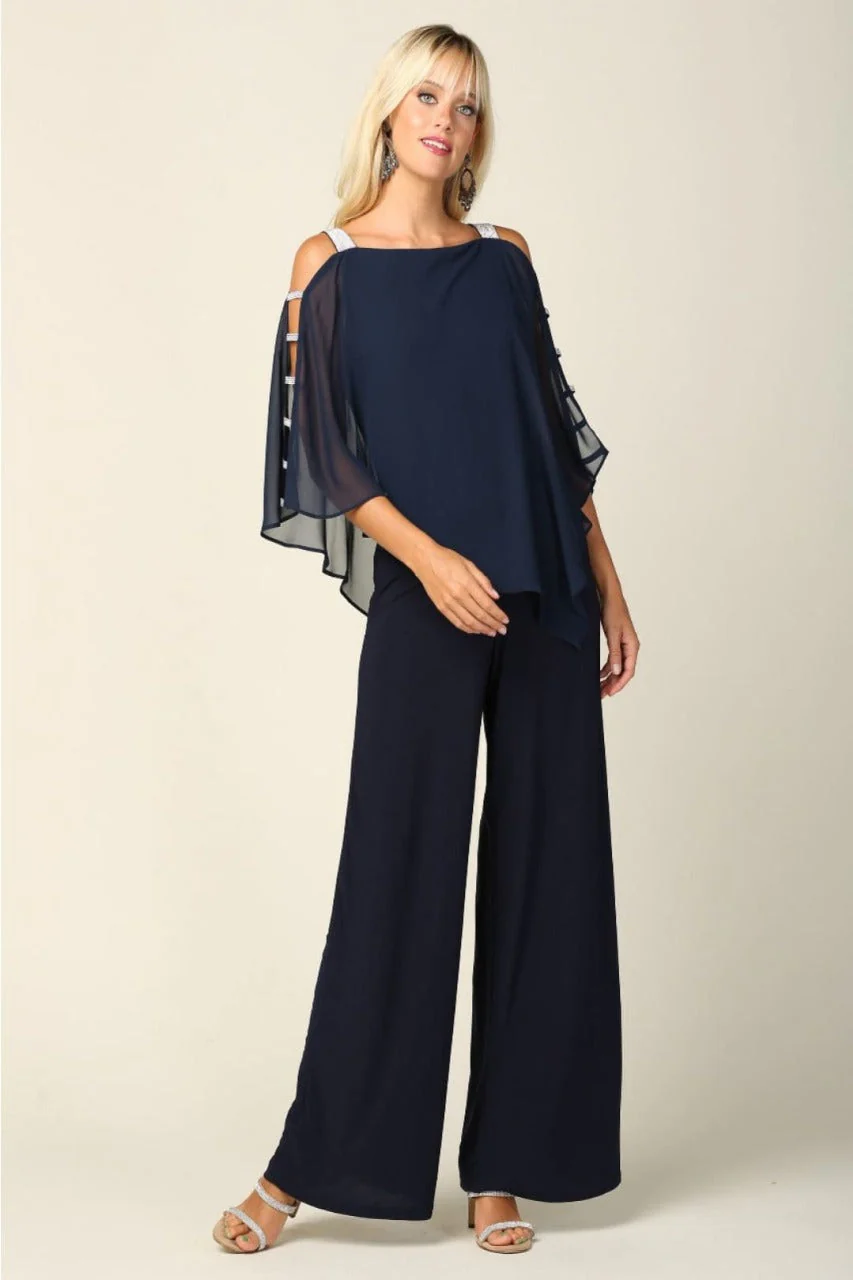 Eva USA 3381 Black Formal Jumpsuit for Women - Image 6