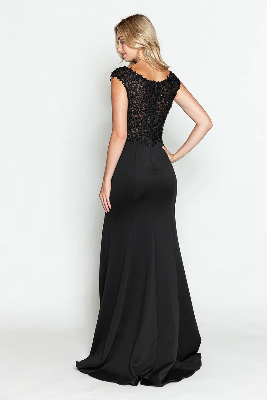 Black Quinceanera Mom Dresses Mother of the Quince Gowns Lenovia 8343 - Image 10