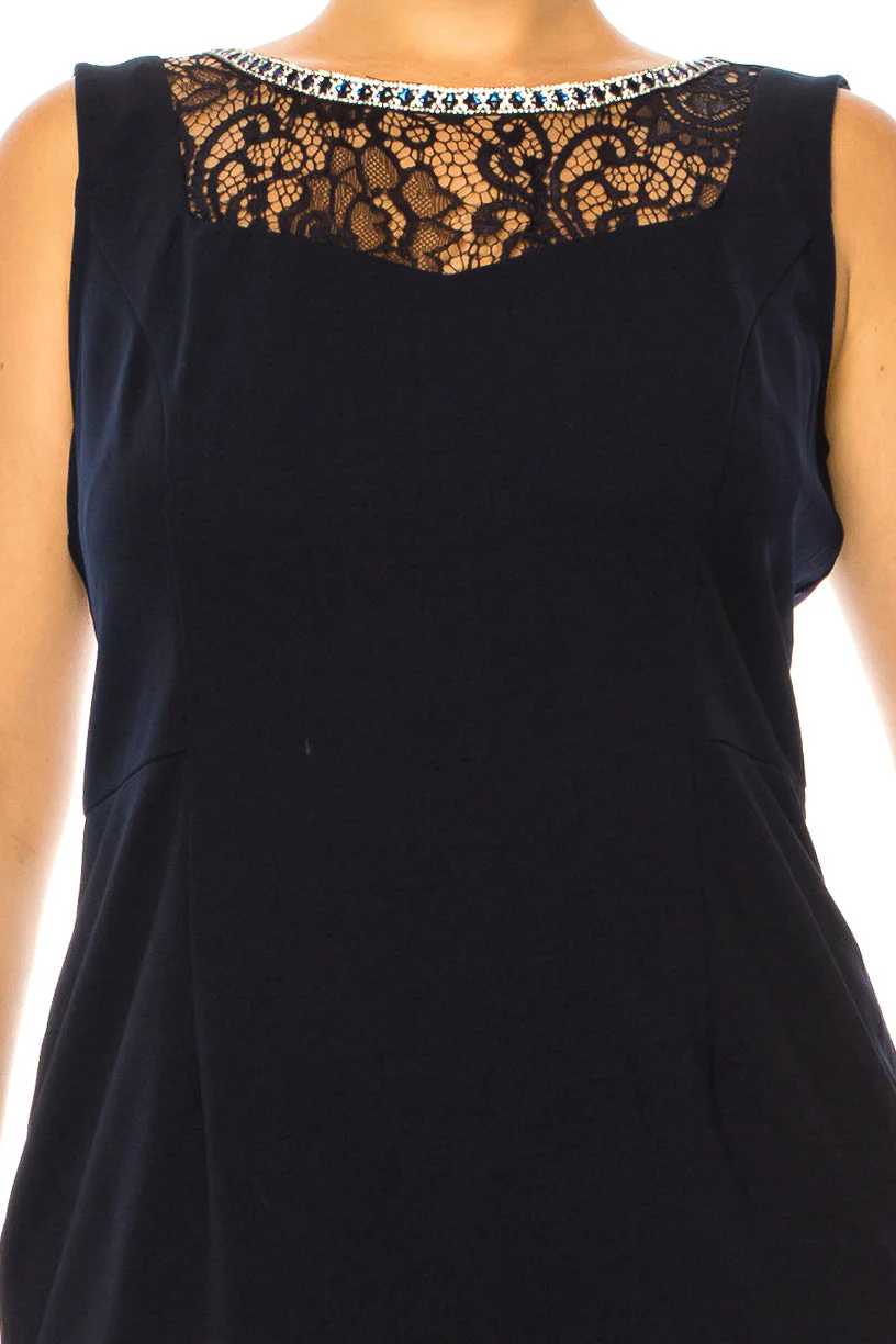 Brianna Milay Bejeweled Neckline 2-Pc Jacket Dress - Image 5