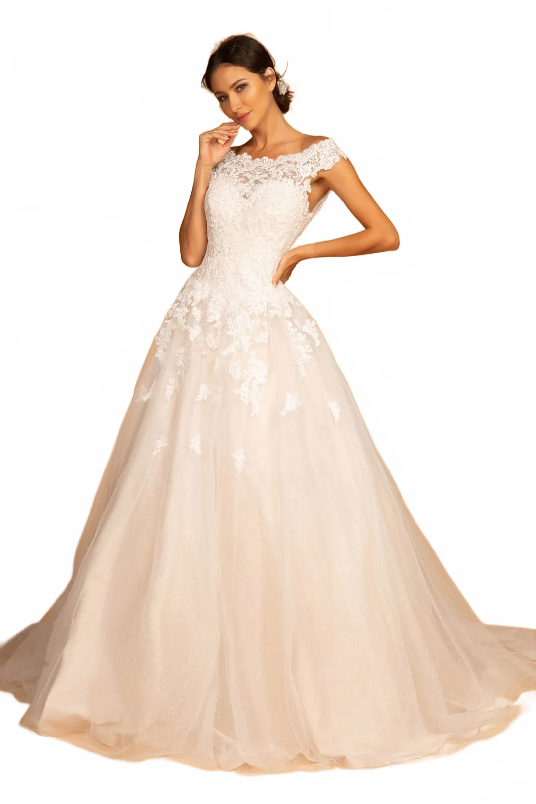 Ivory & Cream Bridal Gown by Elizabeth KGL2596 - Image 5