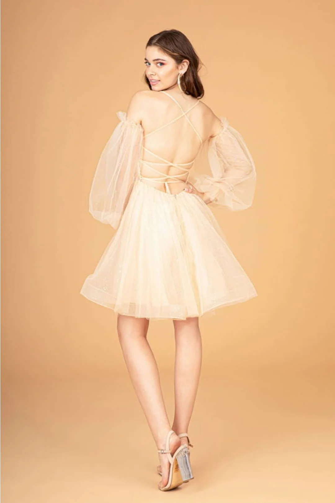 Champagne Cocktail Dress by Elizabeth KGS3095