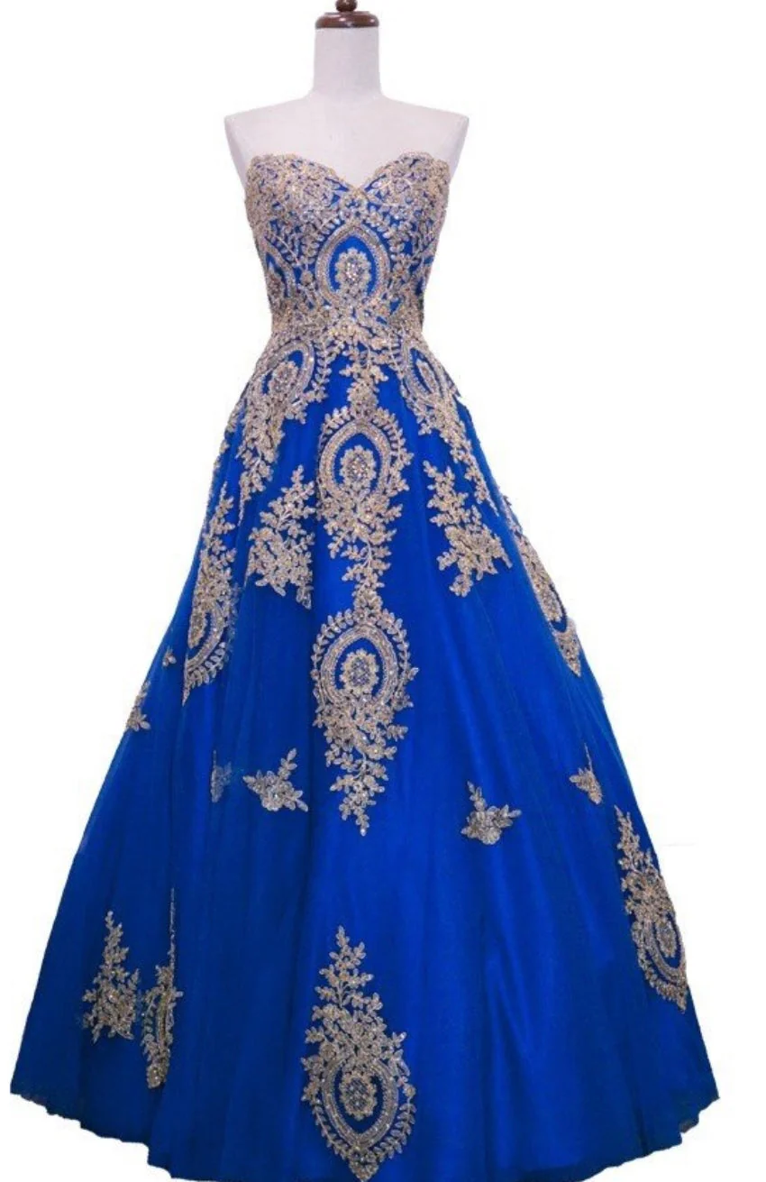 Chicas C0549 Royal BallDress Strapless Floor-Length Tulle Dress - Image 6