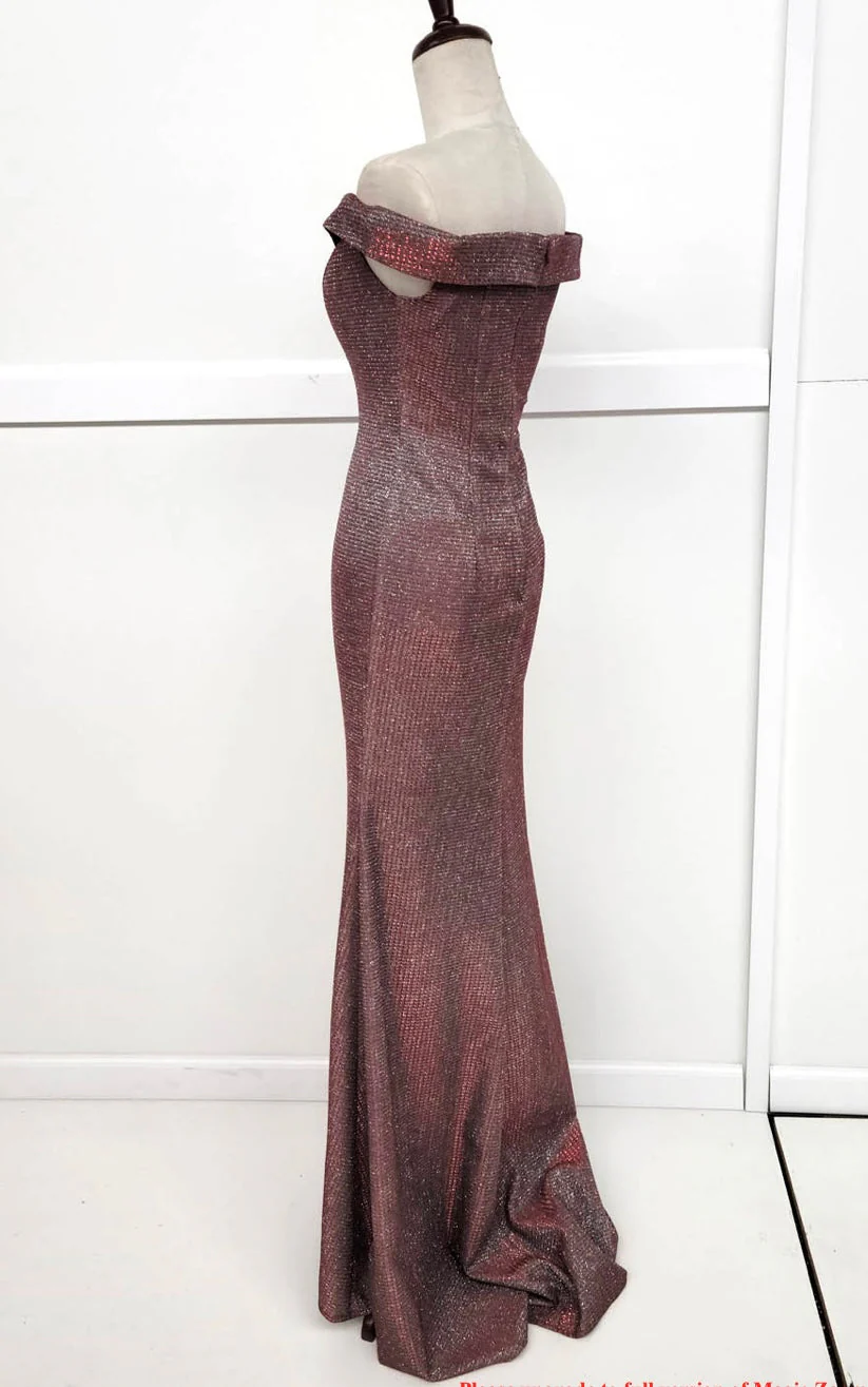 Chicas C7526 Evening Gold Sweetheart Floor-Length Fabric Dress - Image 4