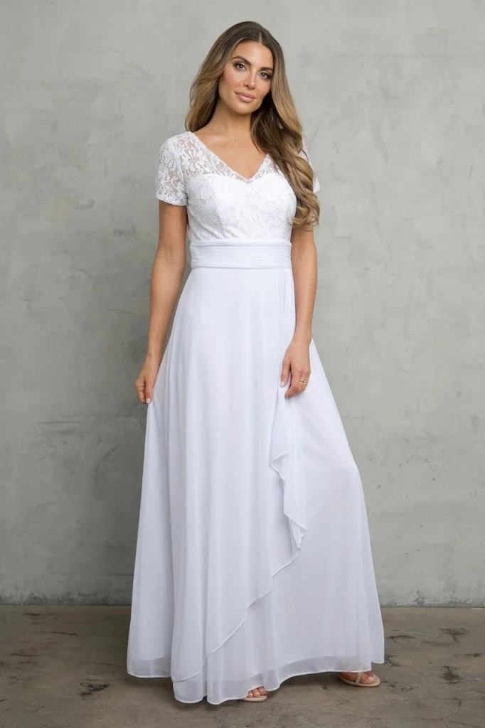 Eva USA 3486 Modest Wedding Dress Bridal Gown - Image 3