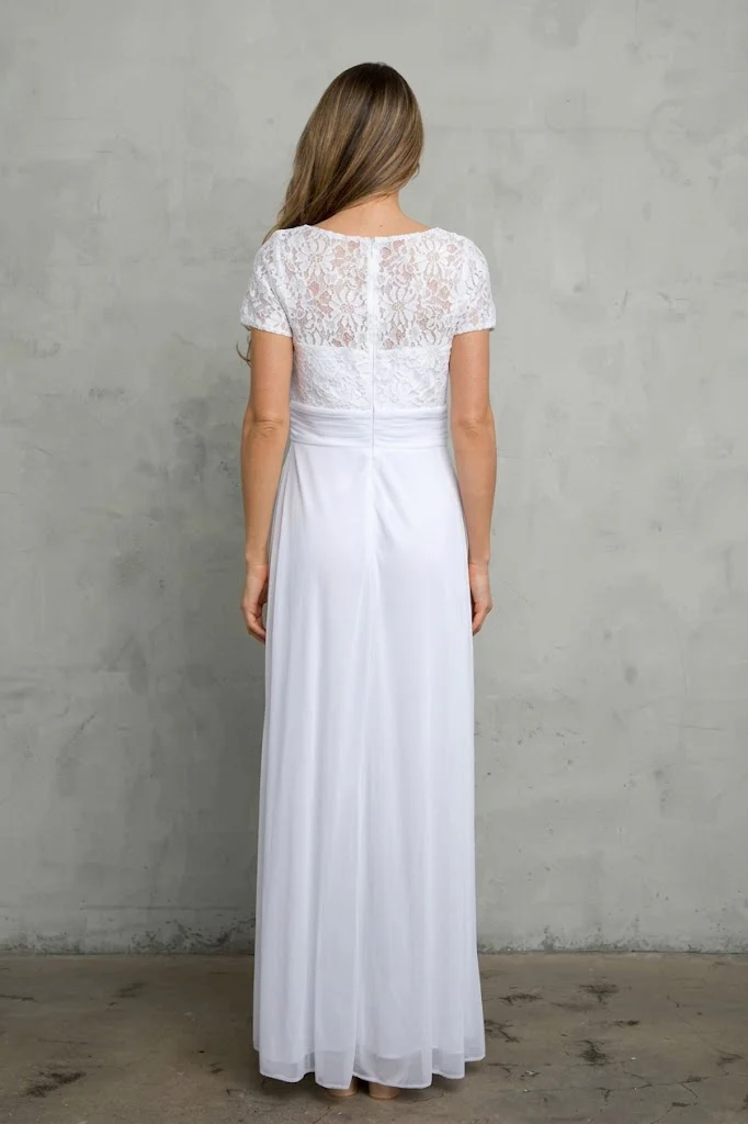 Eva USA 3486 Modest Wedding Dress Bridal Gown - Image 2