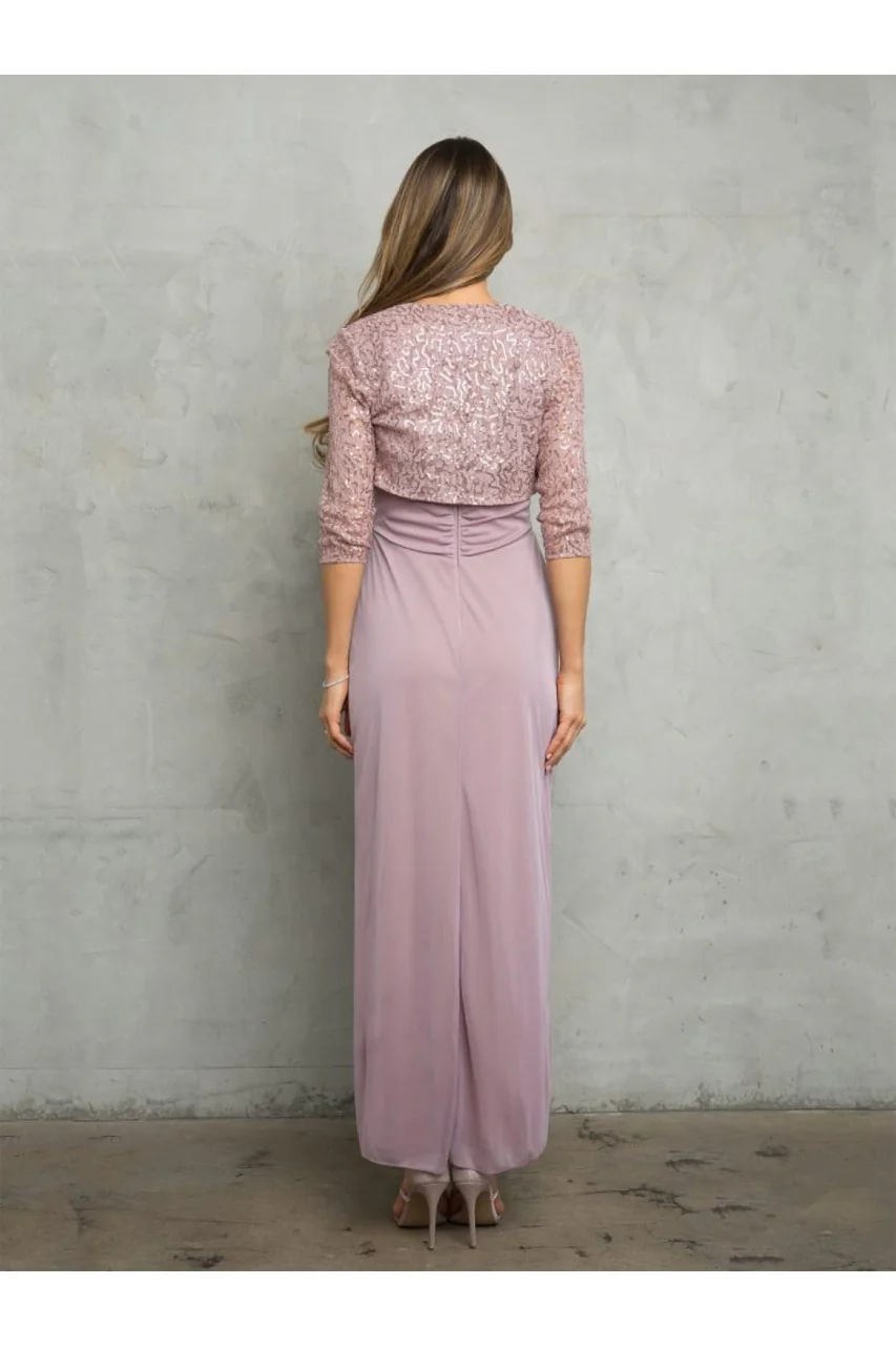 Eva USA 3406 Mother of the Bride Sweetheart 2 Pc Chiffon Bolero Dress - Image 7