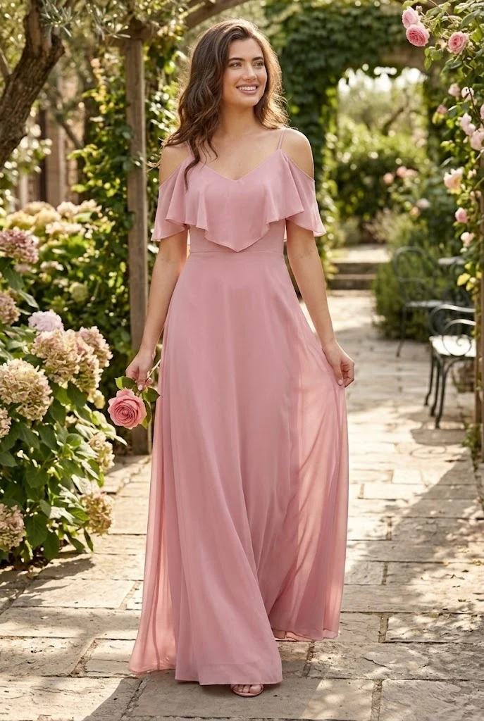 Sorority Formal Dress For Rush Long Outfit - Image 4