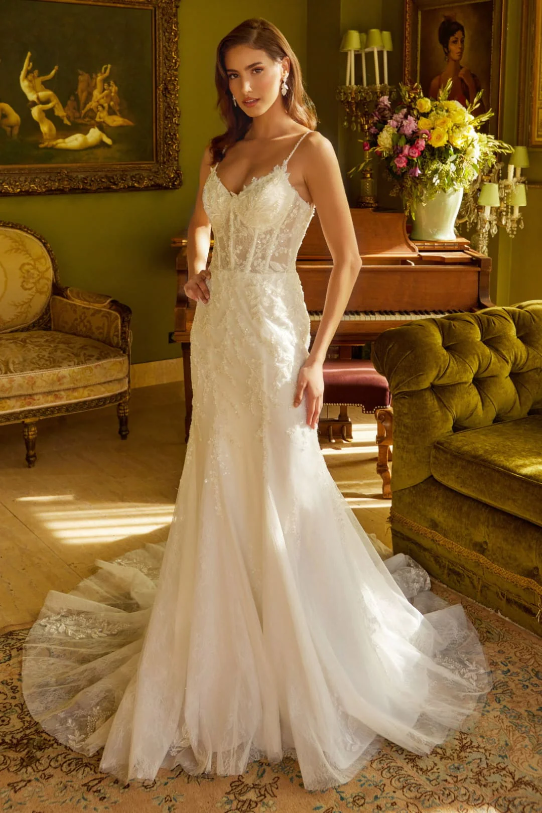 Corset Trumpet Bridal Gown by GLS Gloria GL3532 - Image 5