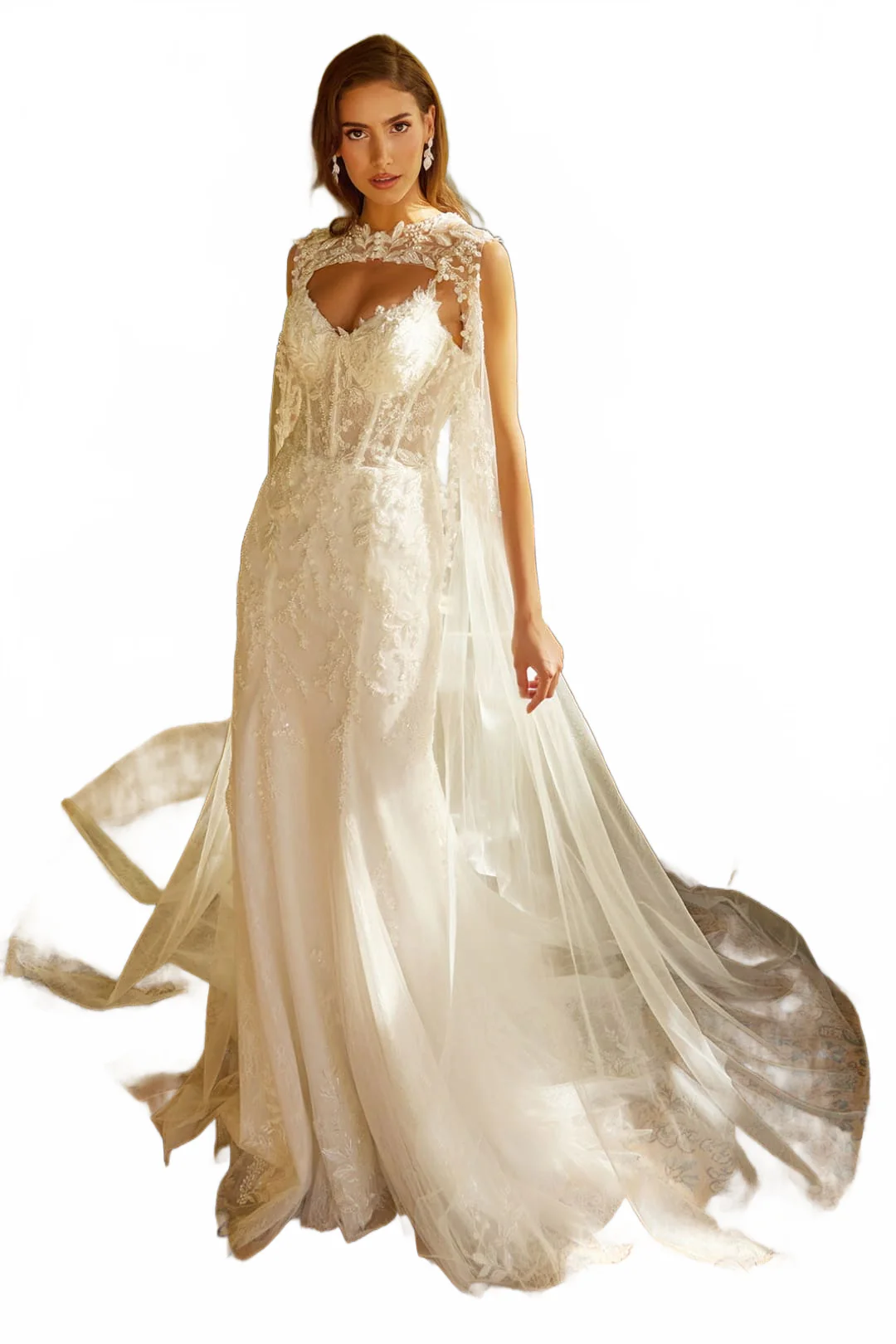Corset Trumpet Bridal Gown by GLS Gloria GL3532 - Image 7