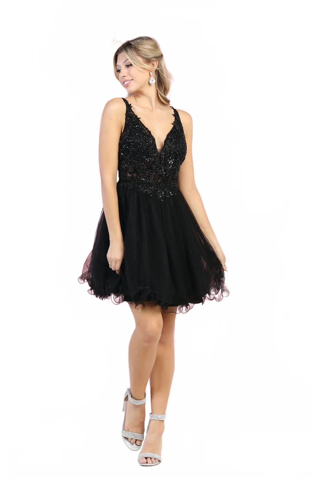Dama Dresses for Quinceanera in Black Style MQ1913 Quince Outfit - Image 4