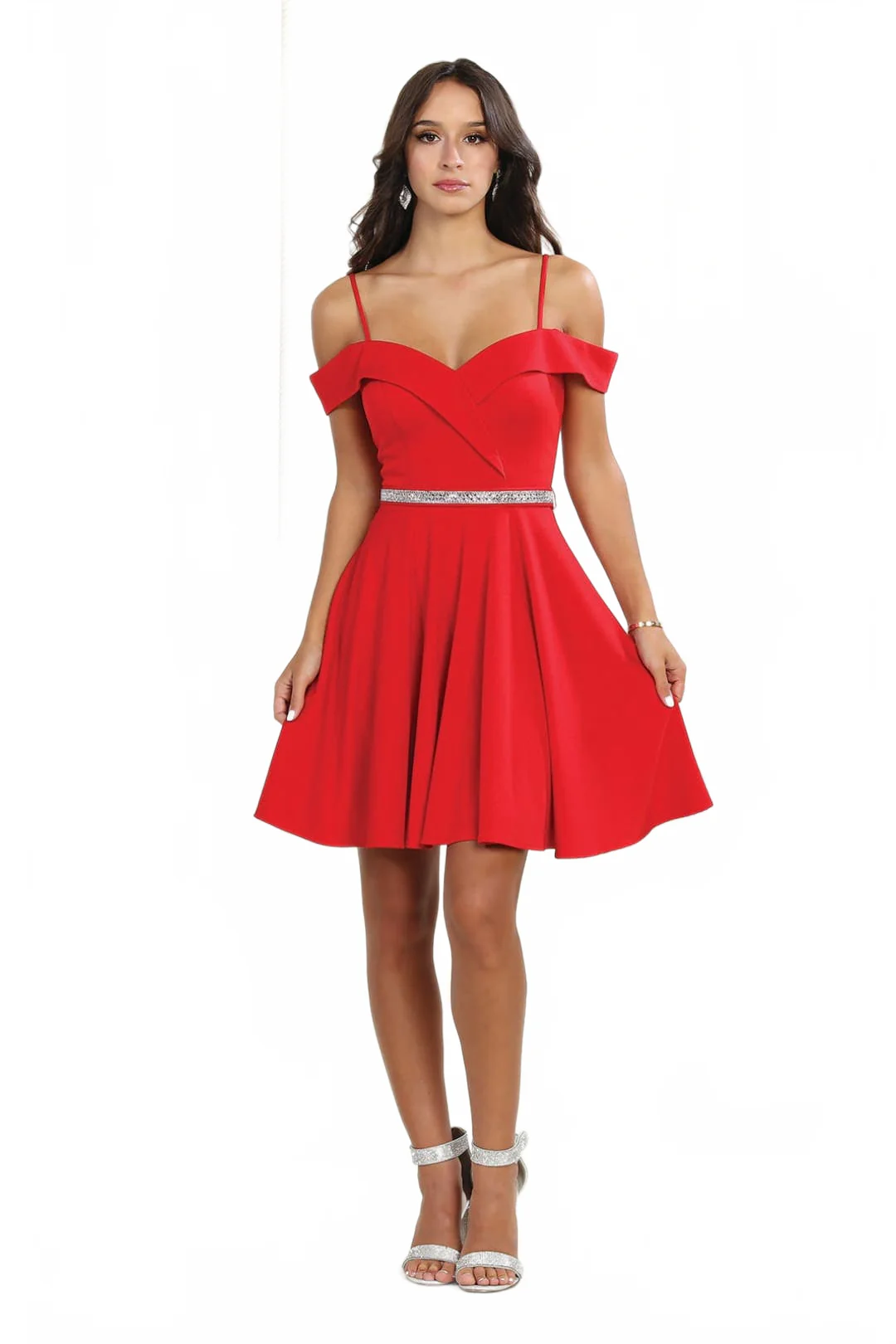 Dama Dresses for Quinceanera in Red Style MQ1916 Quince Outfit - Image 4