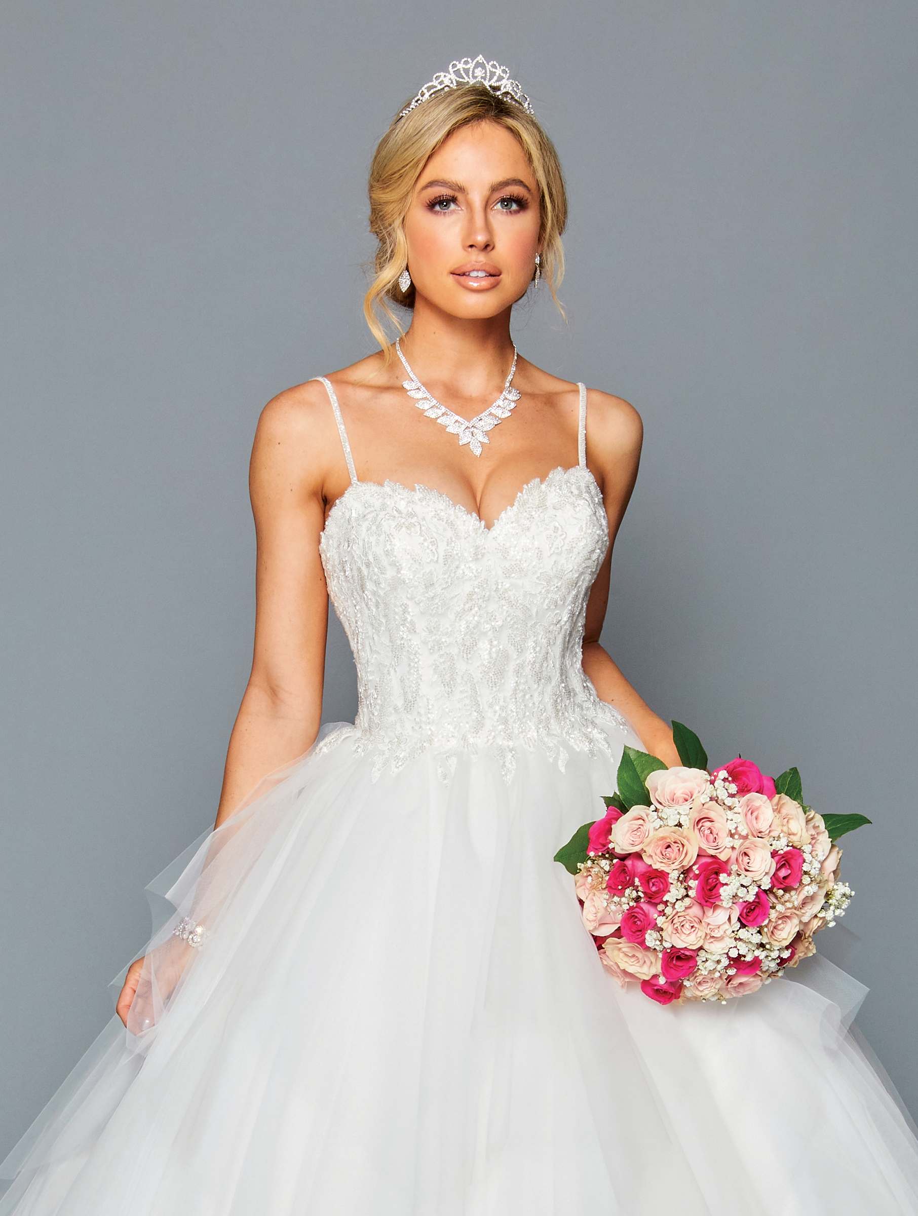 DeKlaire 446 A-Line Ball Gown Wedding Dress with Sweetheart Neckline - Image 3