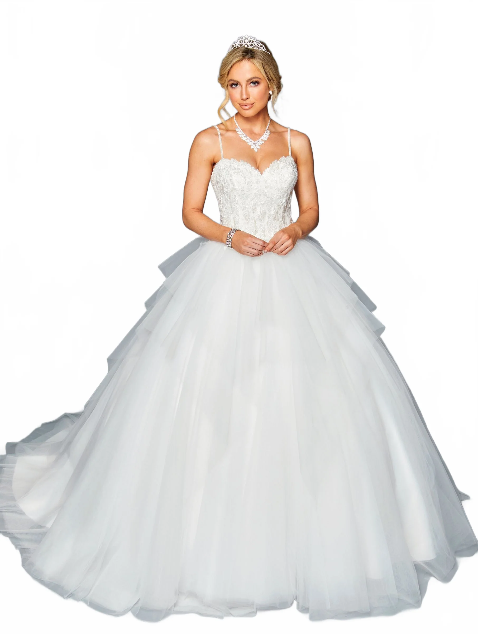 DeKlaire 446 A-Line Ball Gown Wedding Dress with Sweetheart Neckline - Image 4