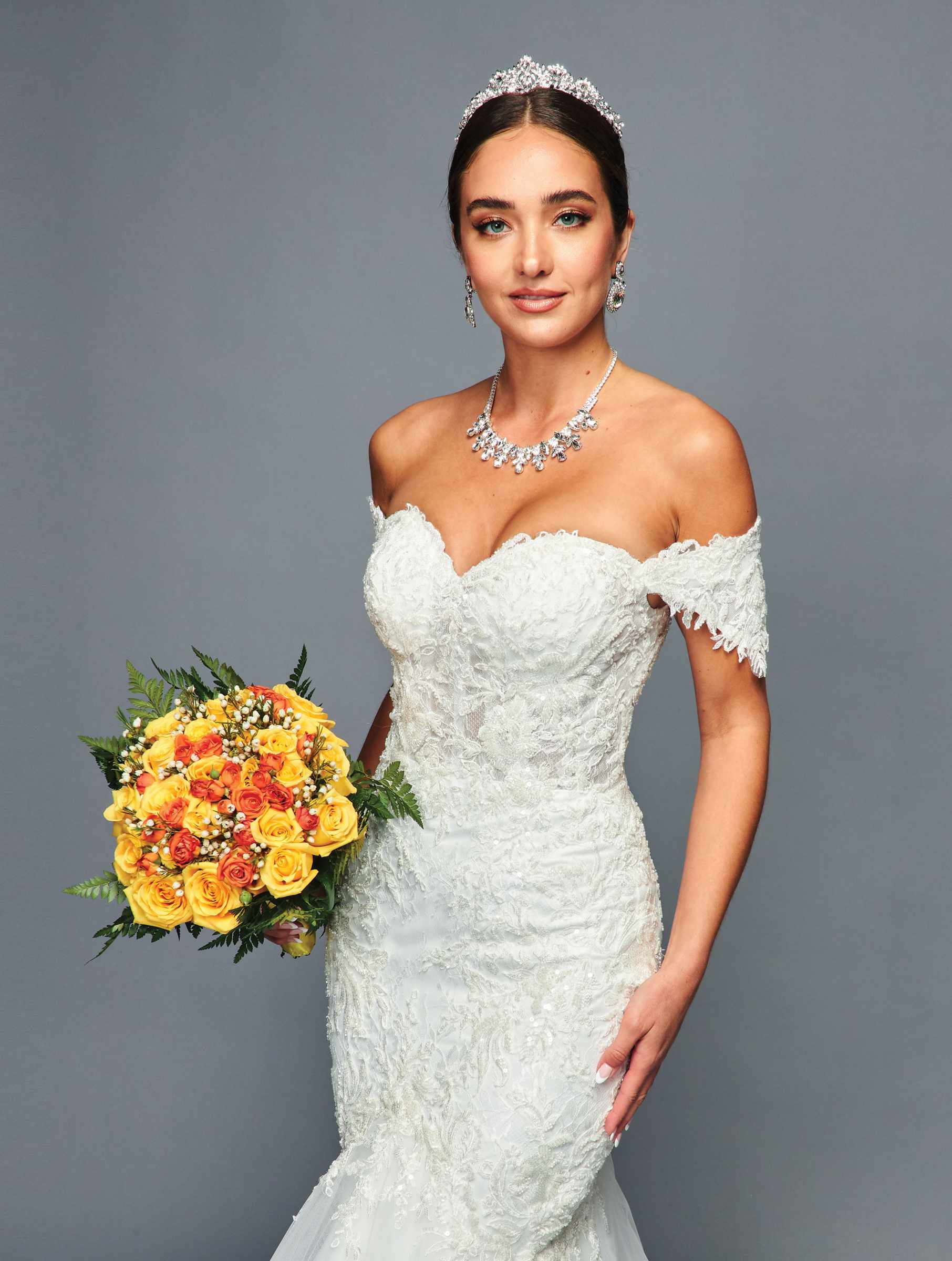 DeKlaire 465 Off-the-Shoulder Mermaid Wedding Dress - Image 3