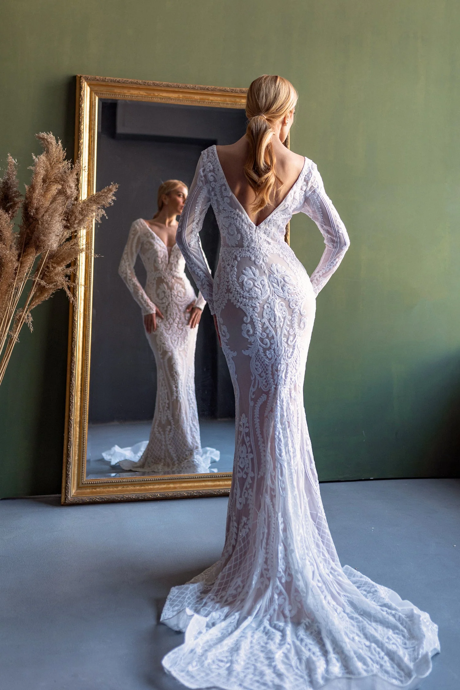 Tina Holly BB021 Wedding Prom Mermaid Evening Sequin Dress - Image 2