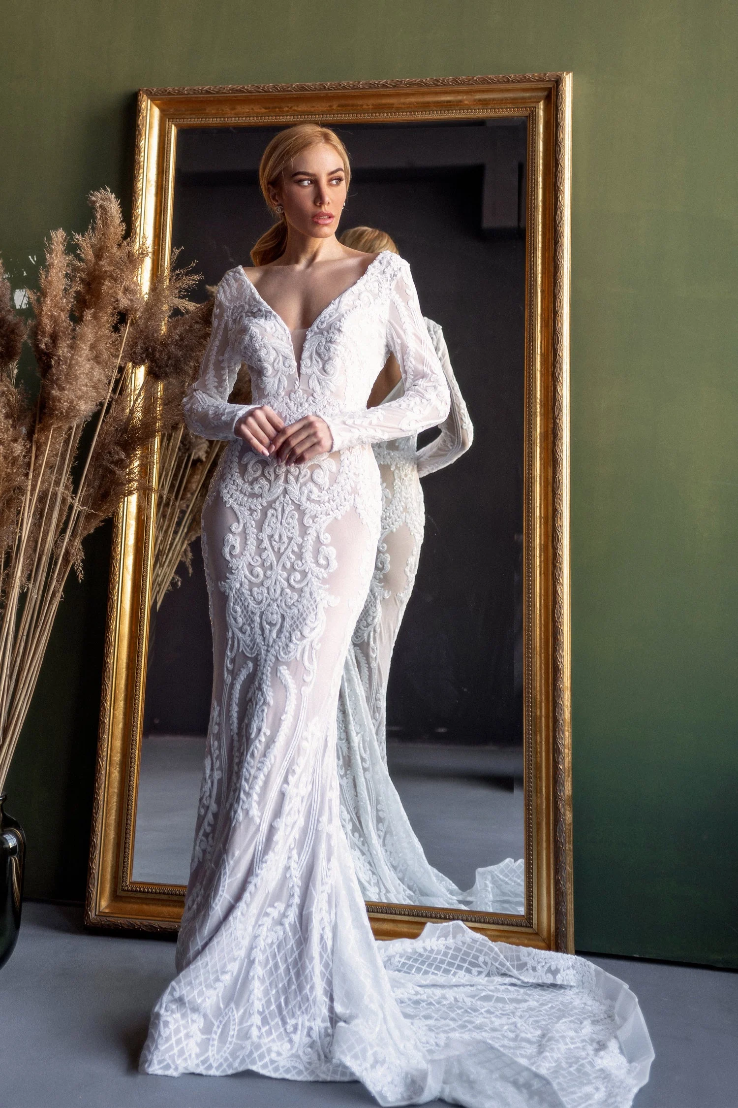 Tina Holly BB021 Wedding Prom Mermaid Evening Sequin Dress - Image 3