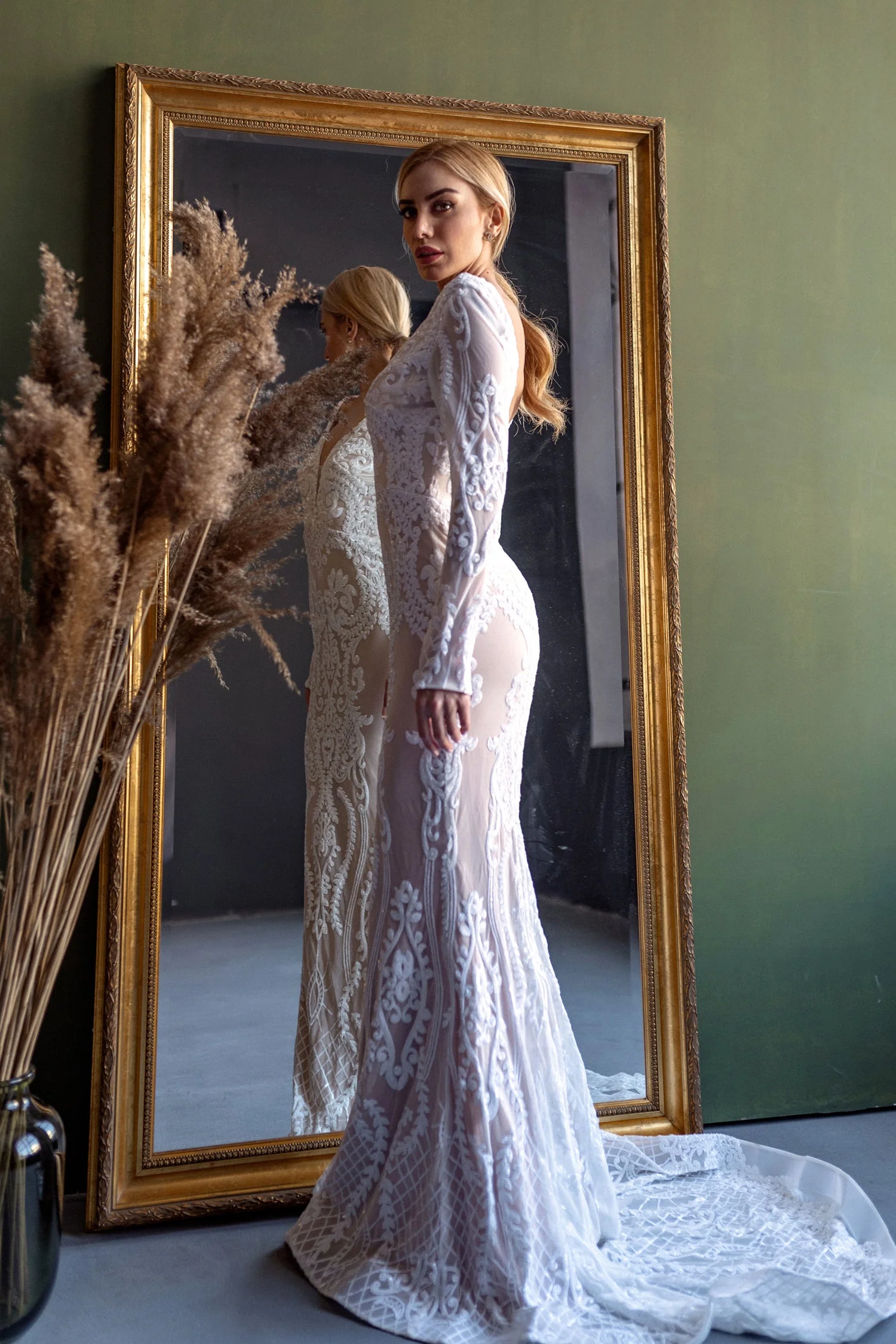 Tina Holly BB021 Wedding Prom Mermaid Evening Sequin Dress - Image 4