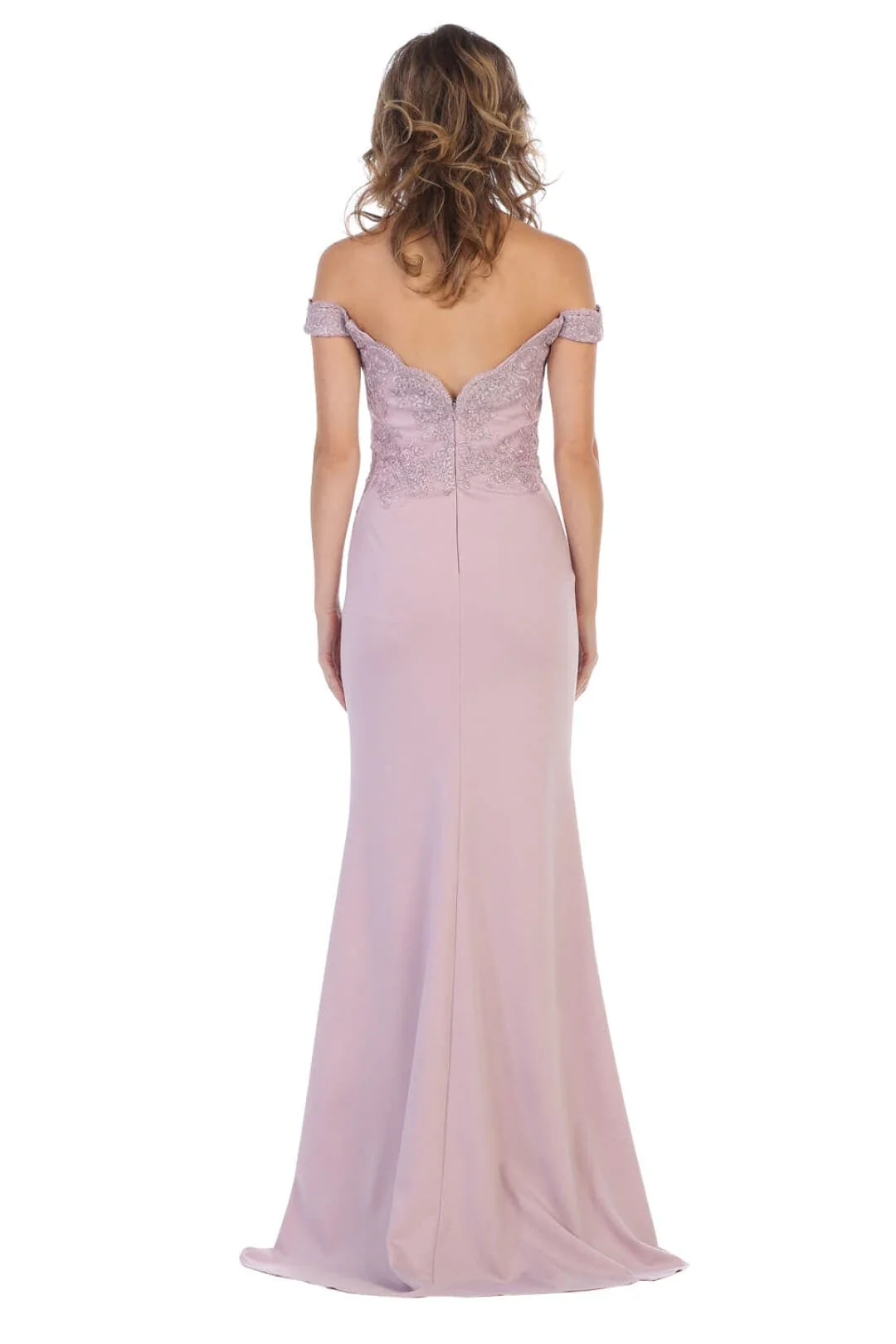 Elegant Form Fitting Evening Dress | Off The Shoulder Formal Gown - Image 18