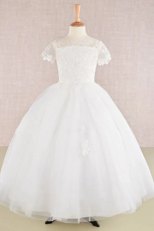 GK113 White Girl Pageant Dress by Elizabeth KGK113 - Image 2