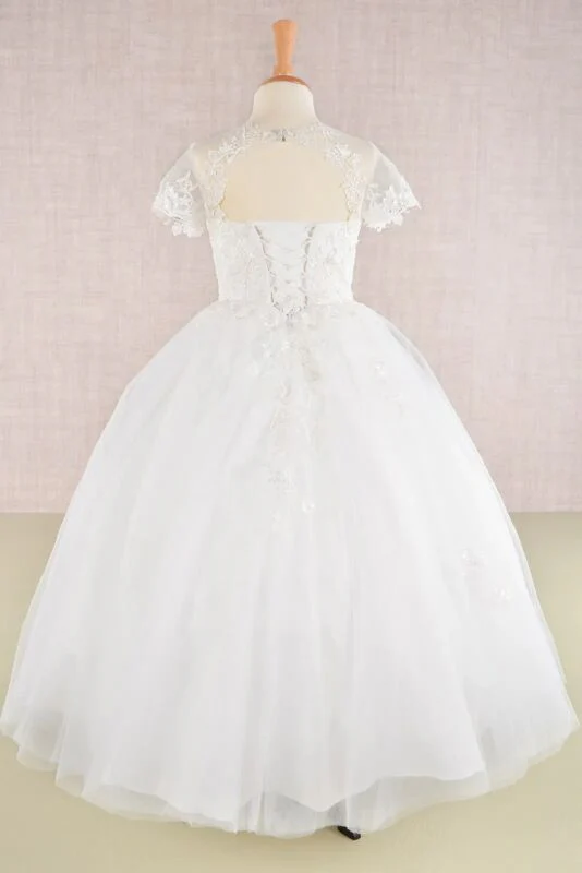 GK113 White Girl Pageant Dress by Elizabeth KGK113 - Image 3