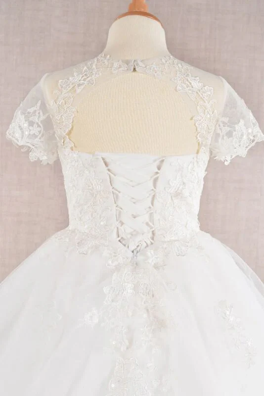 GK113 White Girl Pageant Dress by Elizabeth KGK113 - Image 5