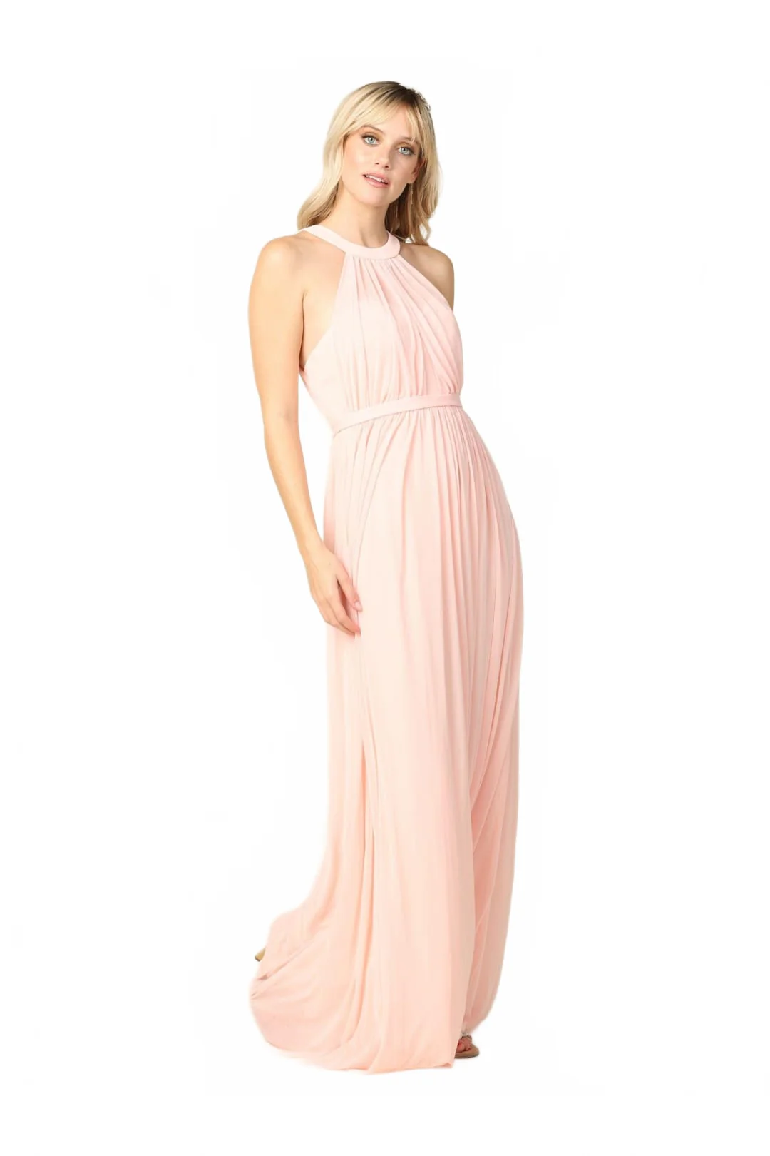 Eva USA 3252 Long Halter Bridesmaids Dress - Image 15