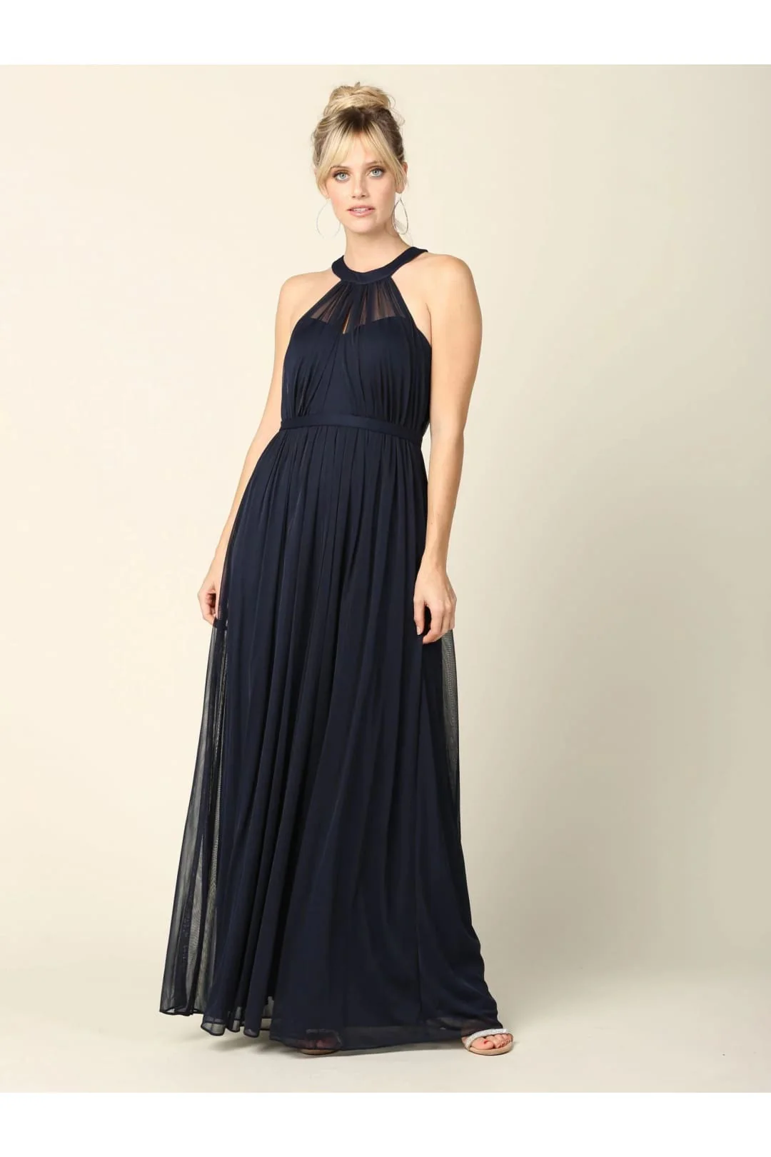 Eva USA 3252 Long Halter Bridesmaids Dress - Image 9