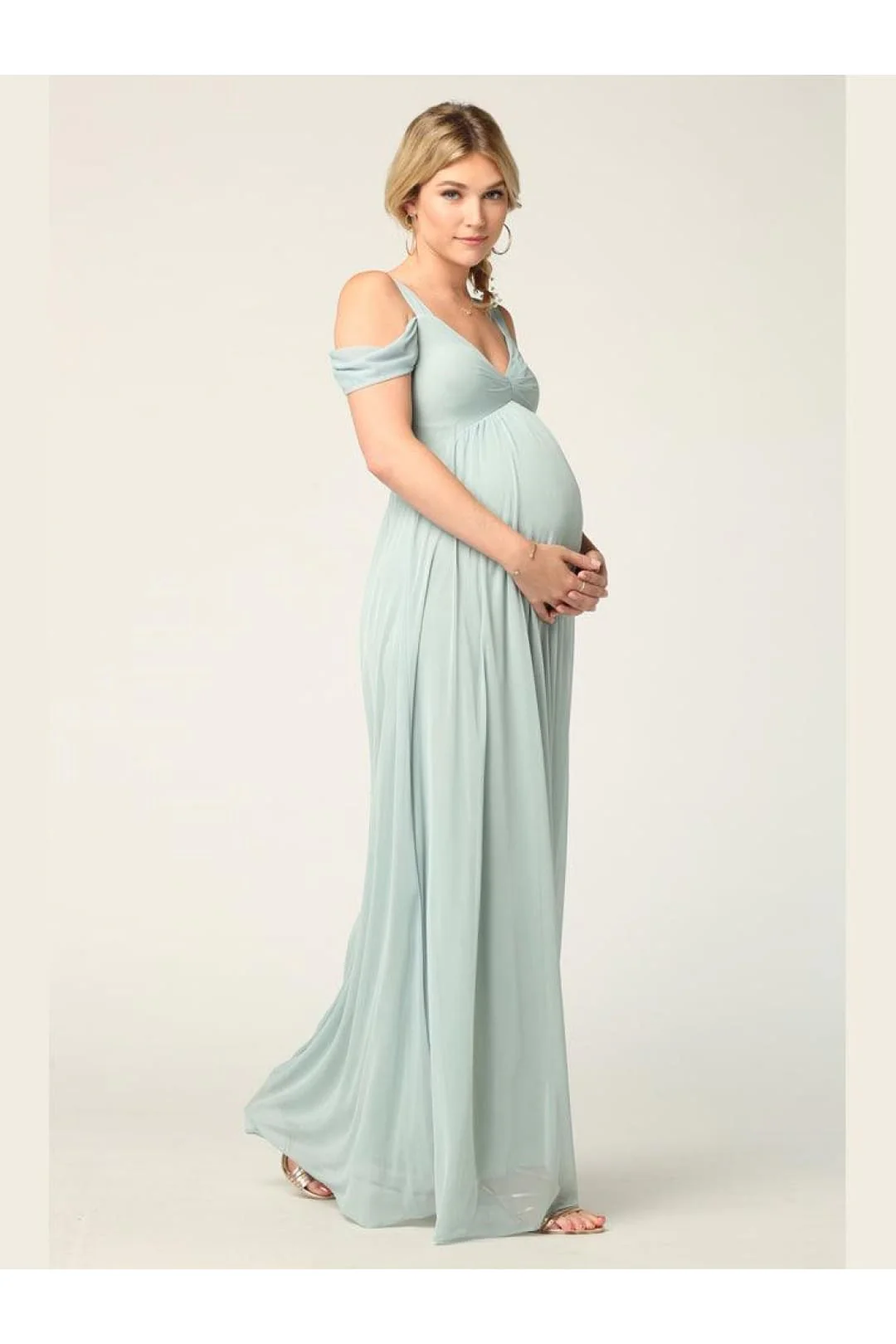 Eva USA 3321 Long Off Shoulder Bridesmaids Dress - Image 8