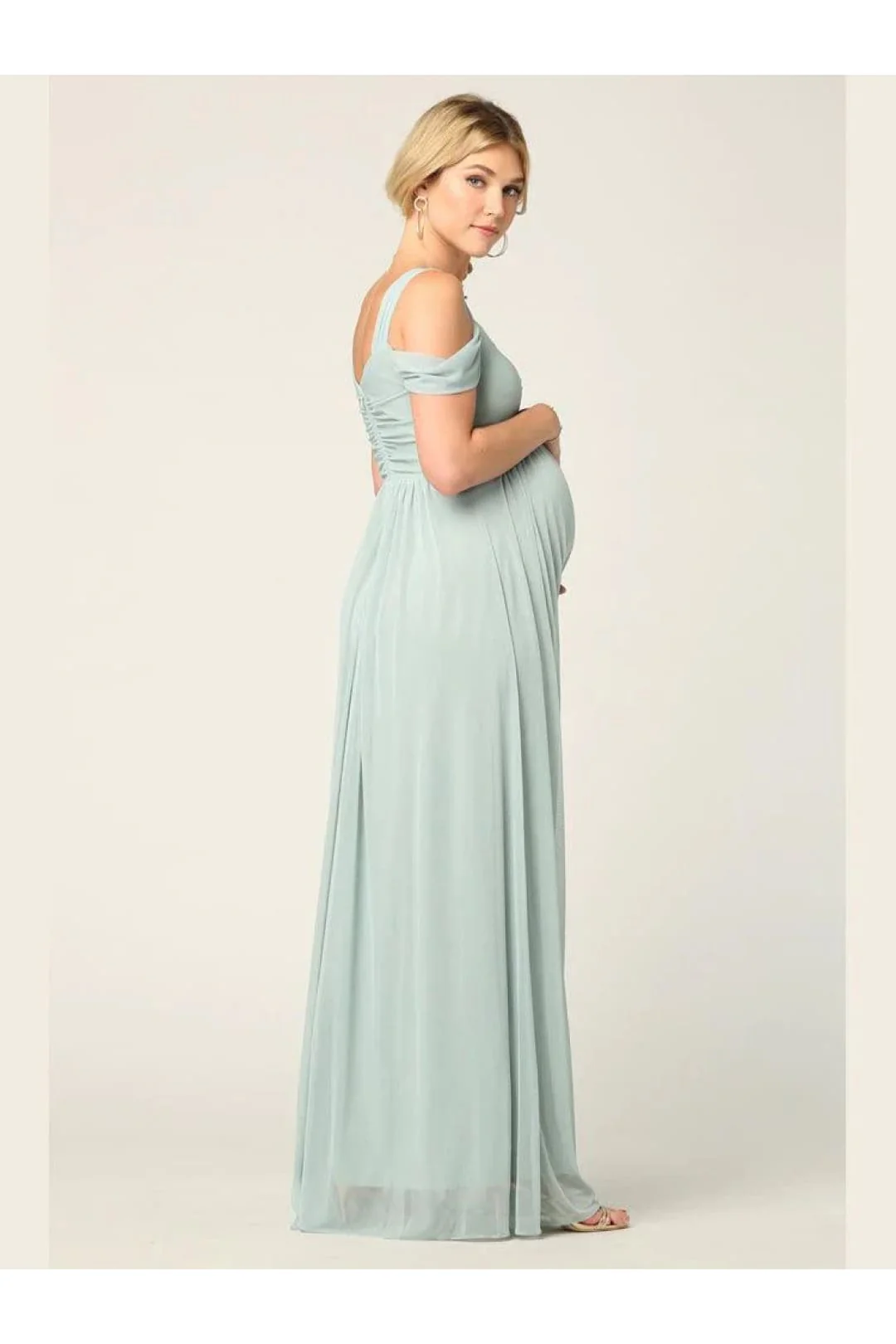 Eva USA 3321 Long Off Shoulder Bridesmaids Dress - Image 9