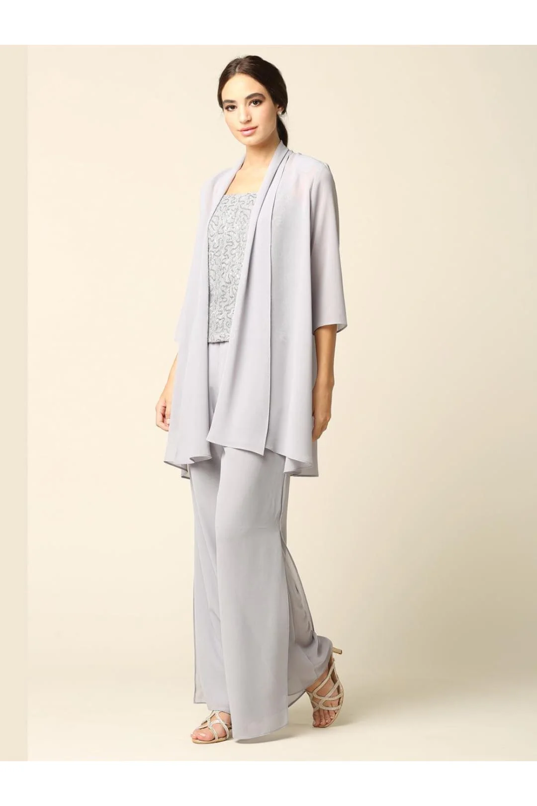 Eva USA 3383 Mother of the Bride Formal Jacket Pant Suit - Image 10