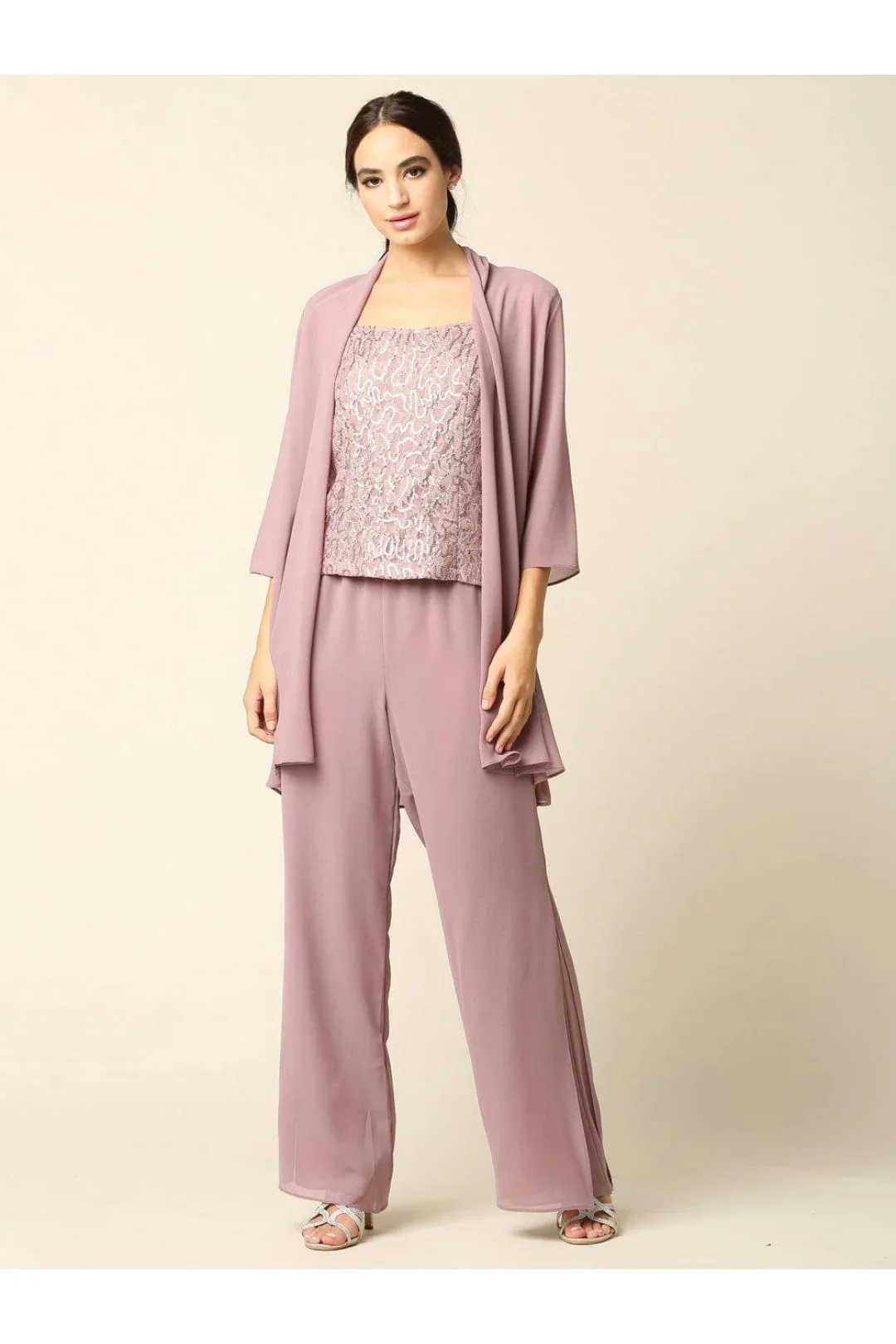 Eva USA 3383 Mother of the Bride Formal Jacket Pant Suit - Image 17