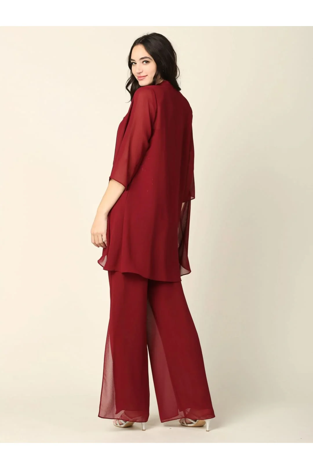Eva USA 3383 Mother of the Bride Formal Jacket Pant Suit - Image 18