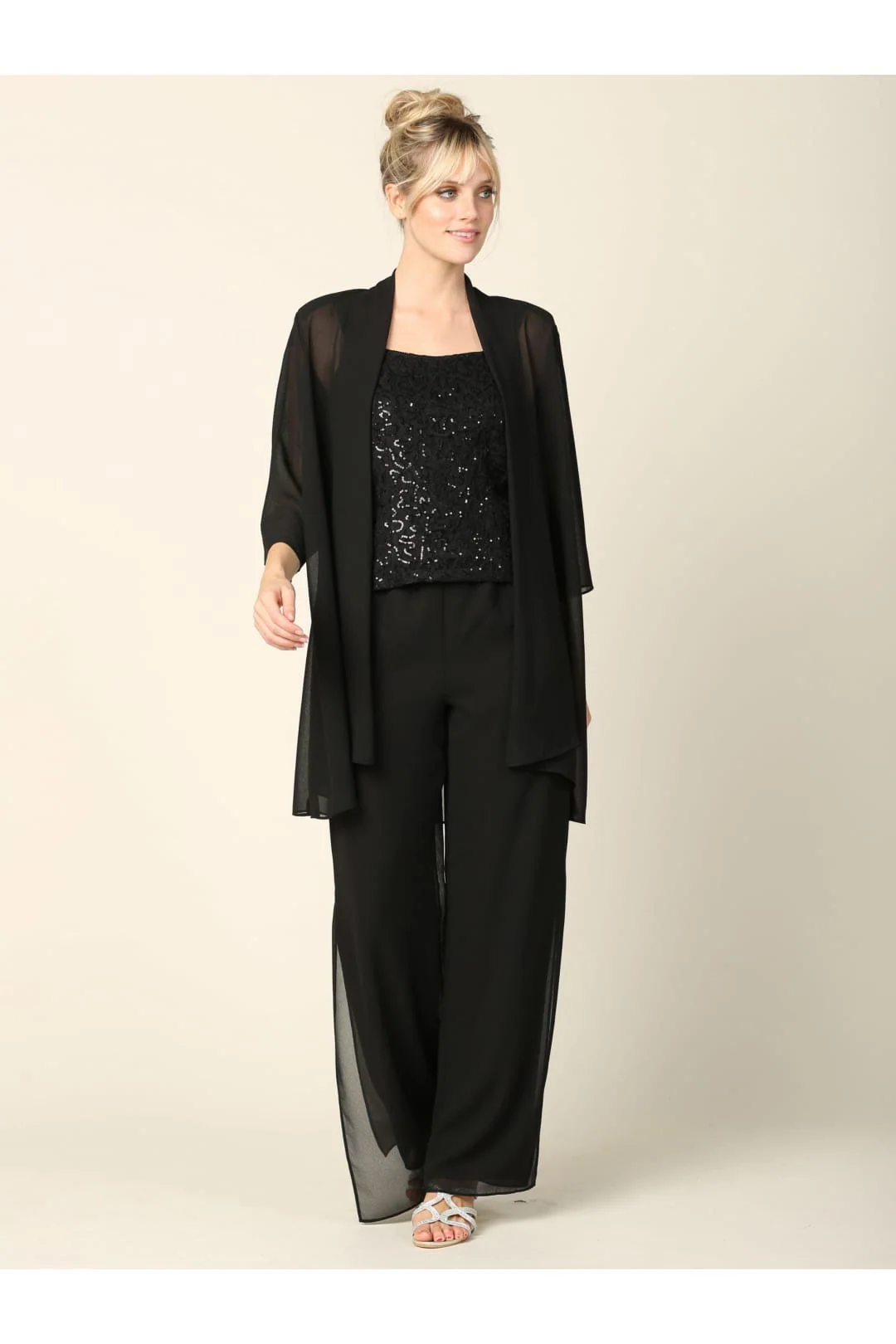 Eva USA 3383 Mother of the Bride Formal Jacket Pant Suit - Image 5