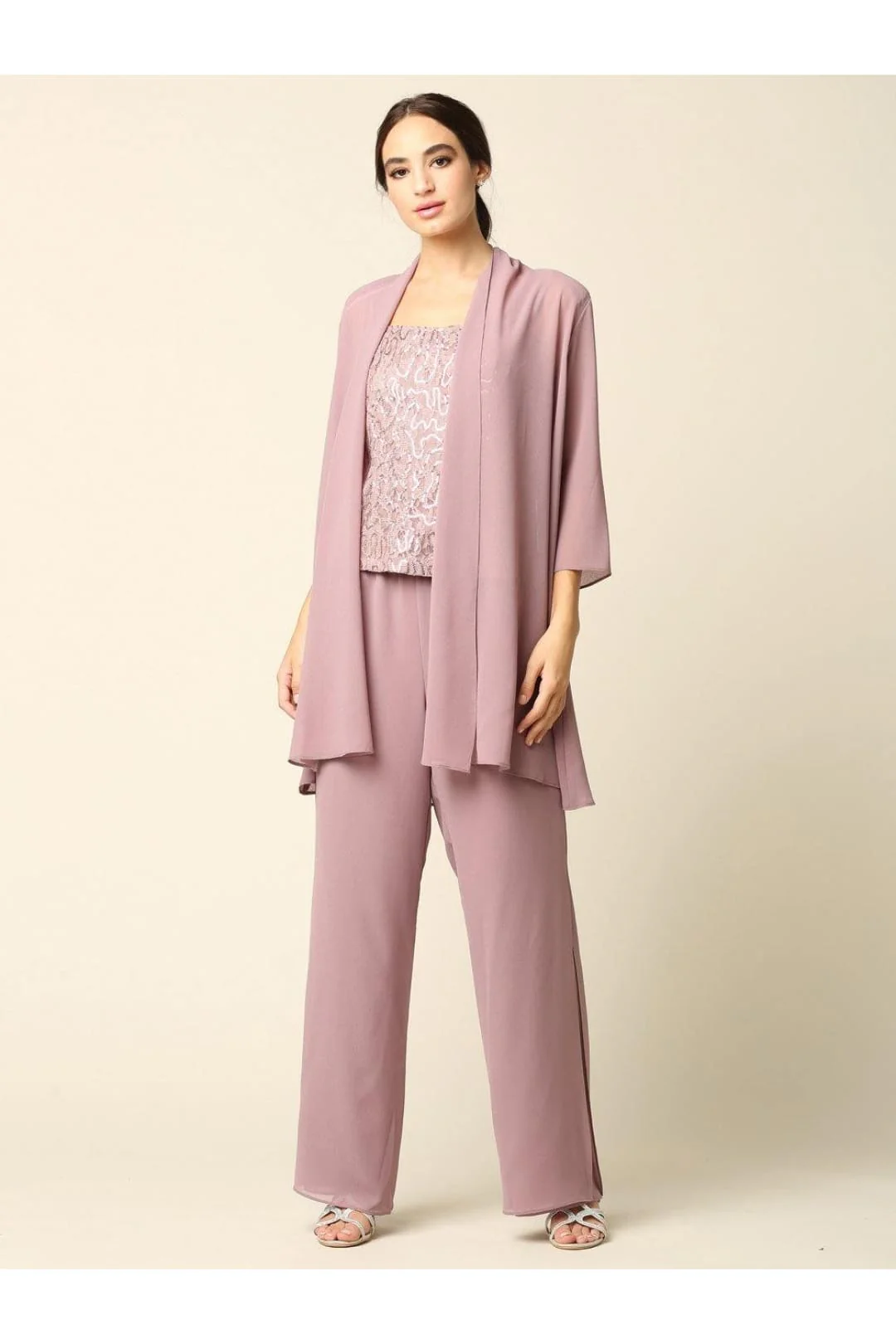 Eva USA 3383 Mother of the Bride Formal Jacket Pant Suit - Image 7