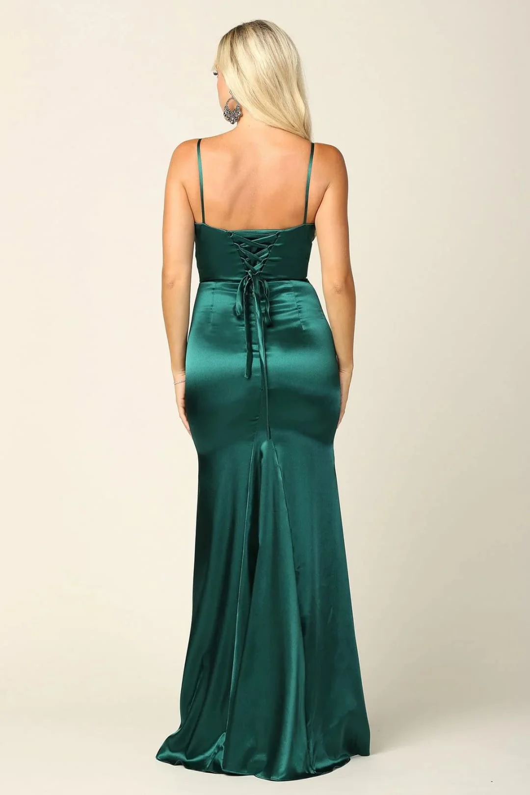 Eva USA 3409 Long Spaghetti Strap Formal Dress Bridesmaids - Image 11
