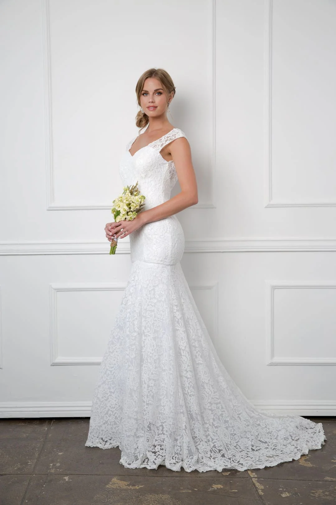 Eva USA 3416 Bridal Long Gown Wedding Lace Dress - Image 3
