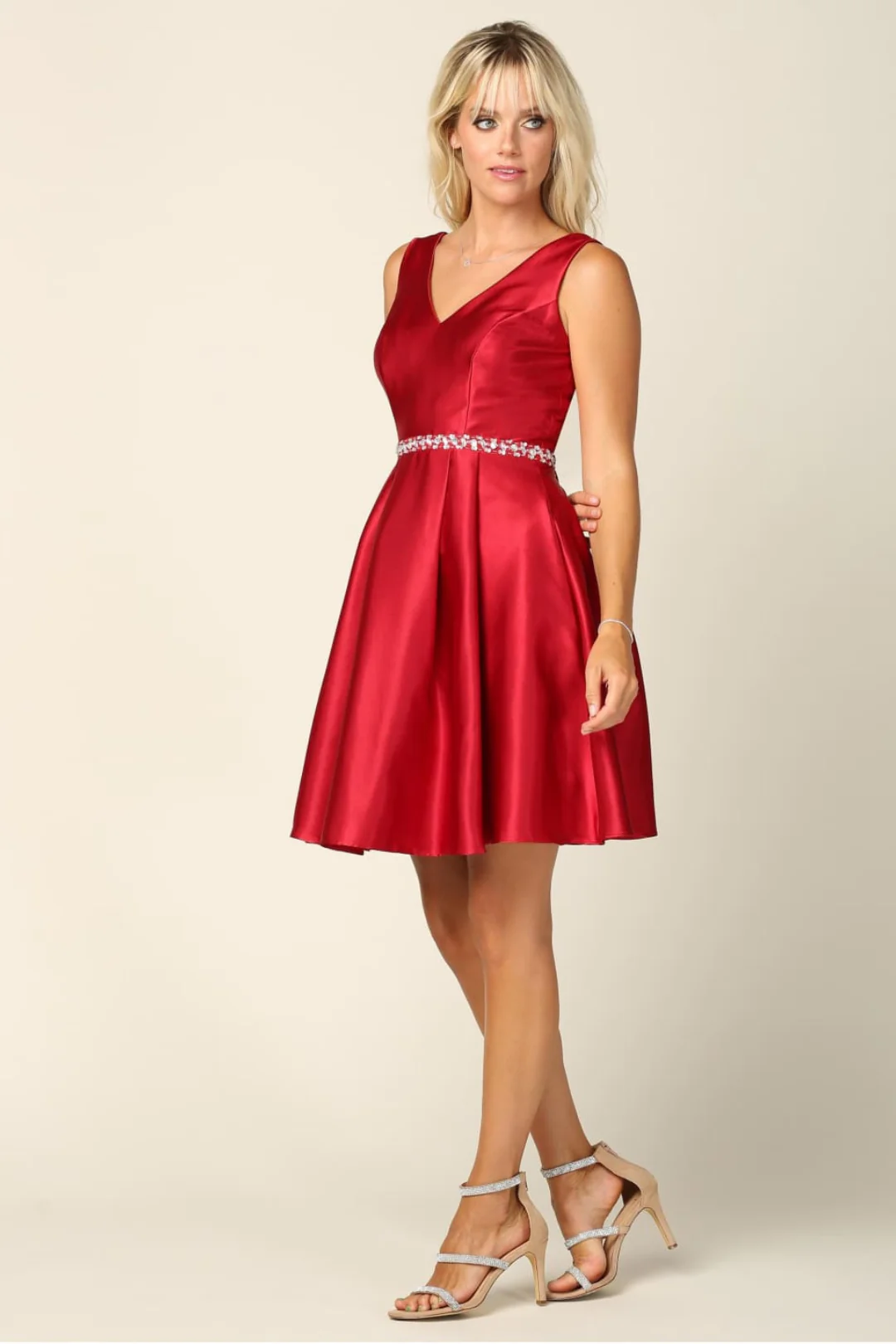 Eva USA 3419 Sleeveless Short Homecoming Dress - Image 8