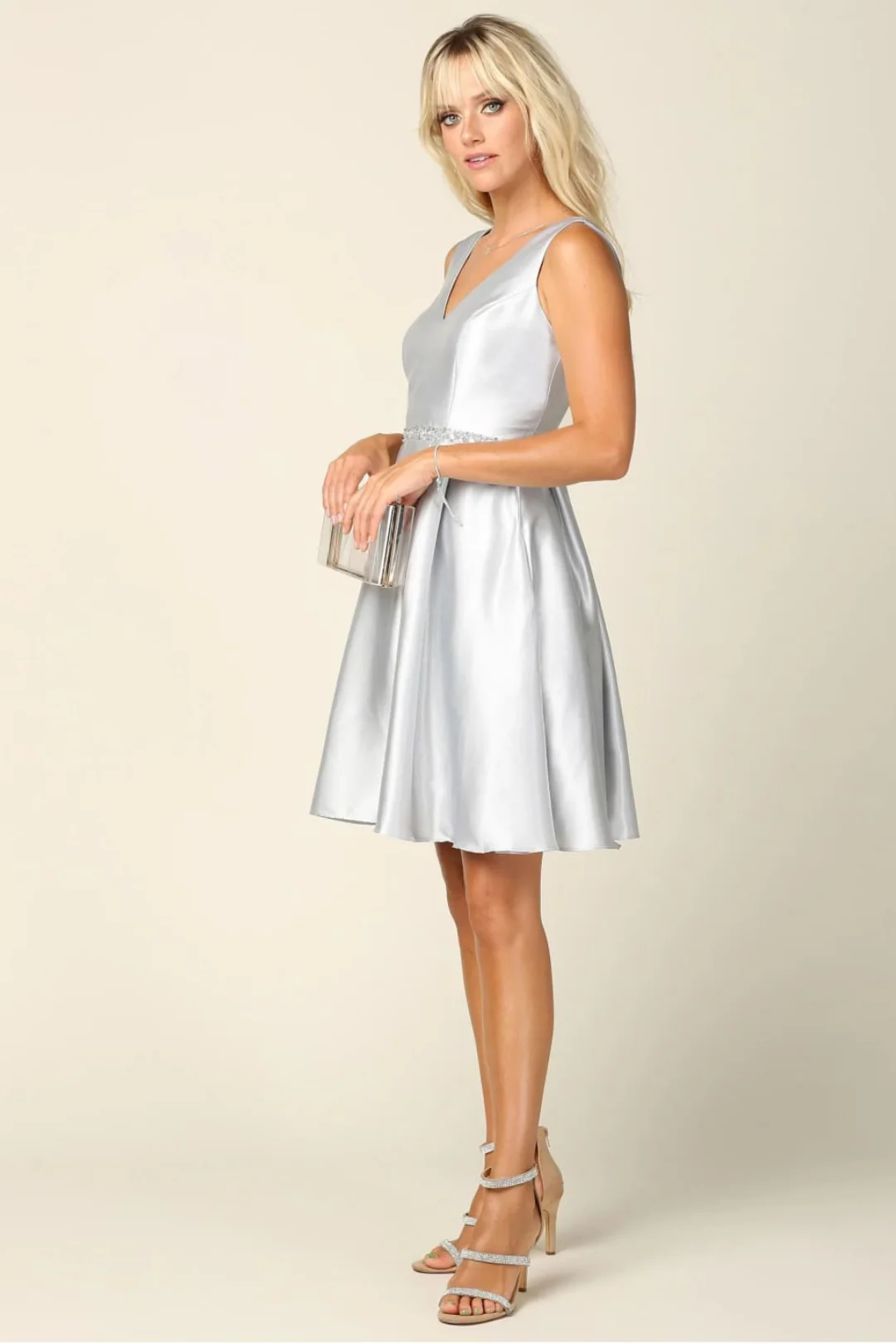 Eva USA 3419 Sleeveless Short Homecoming Dress - Image 9