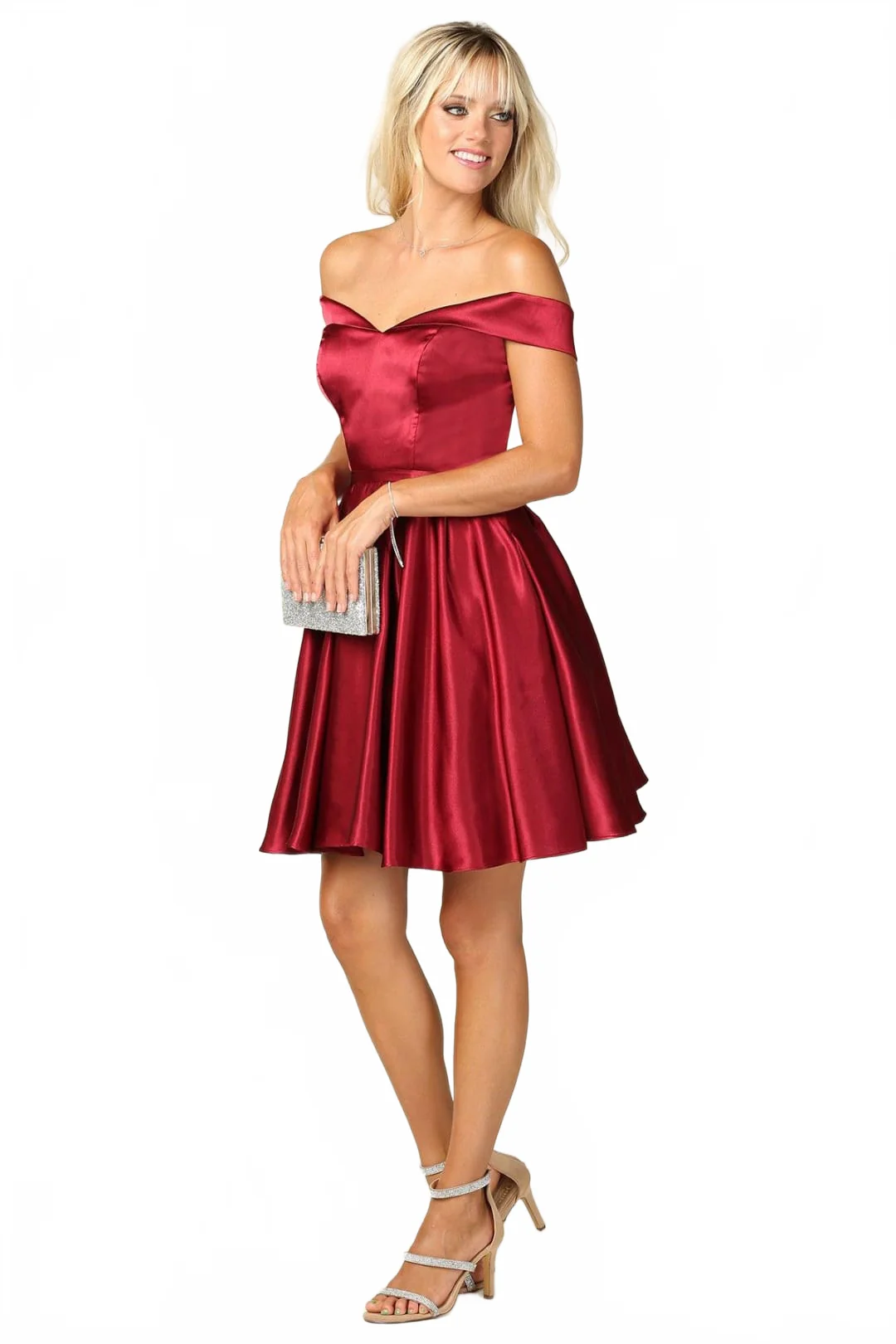 Eva USA 3431 Homecoming Short Off Shoulder Cocktail Dress - Image 10