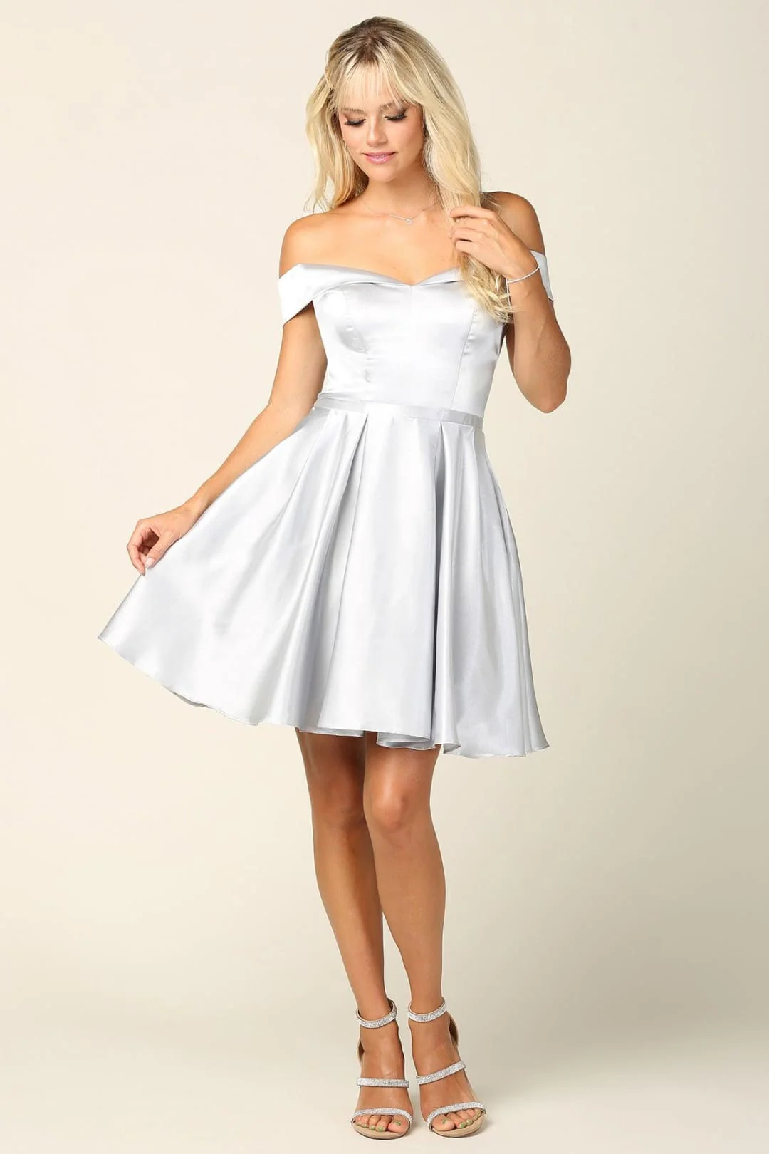 Eva USA 3431 Homecoming Short Off Shoulder Cocktail Dress - Image 4