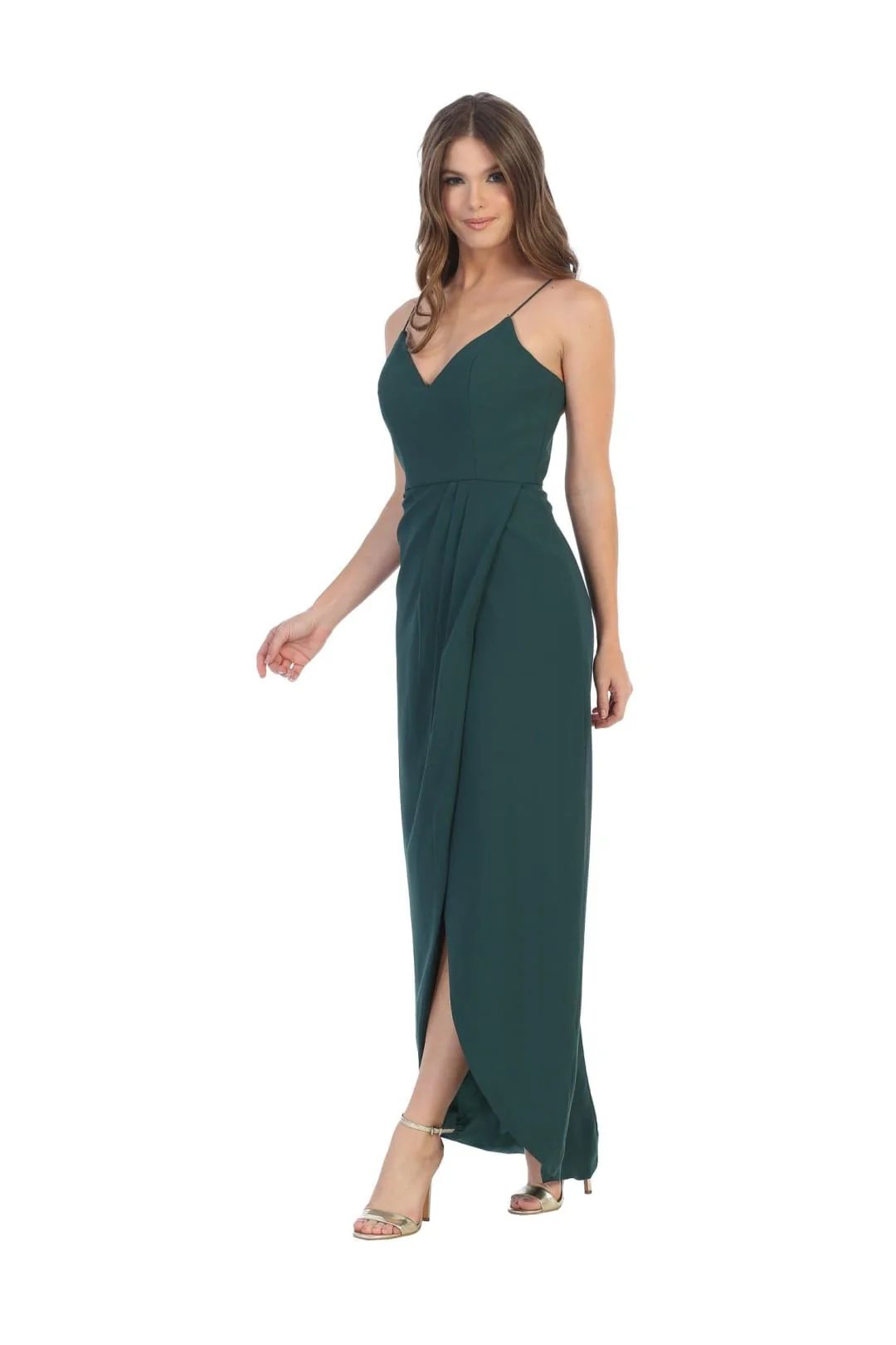 Eva USA 5192 High Low Bridesmaids Chiffon Dress - Image 5