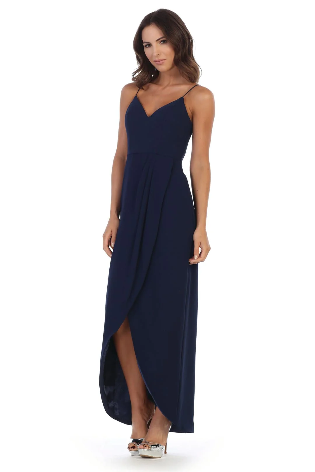 Eva USA 5192 High Low Bridesmaids Chiffon Dress - Image 7