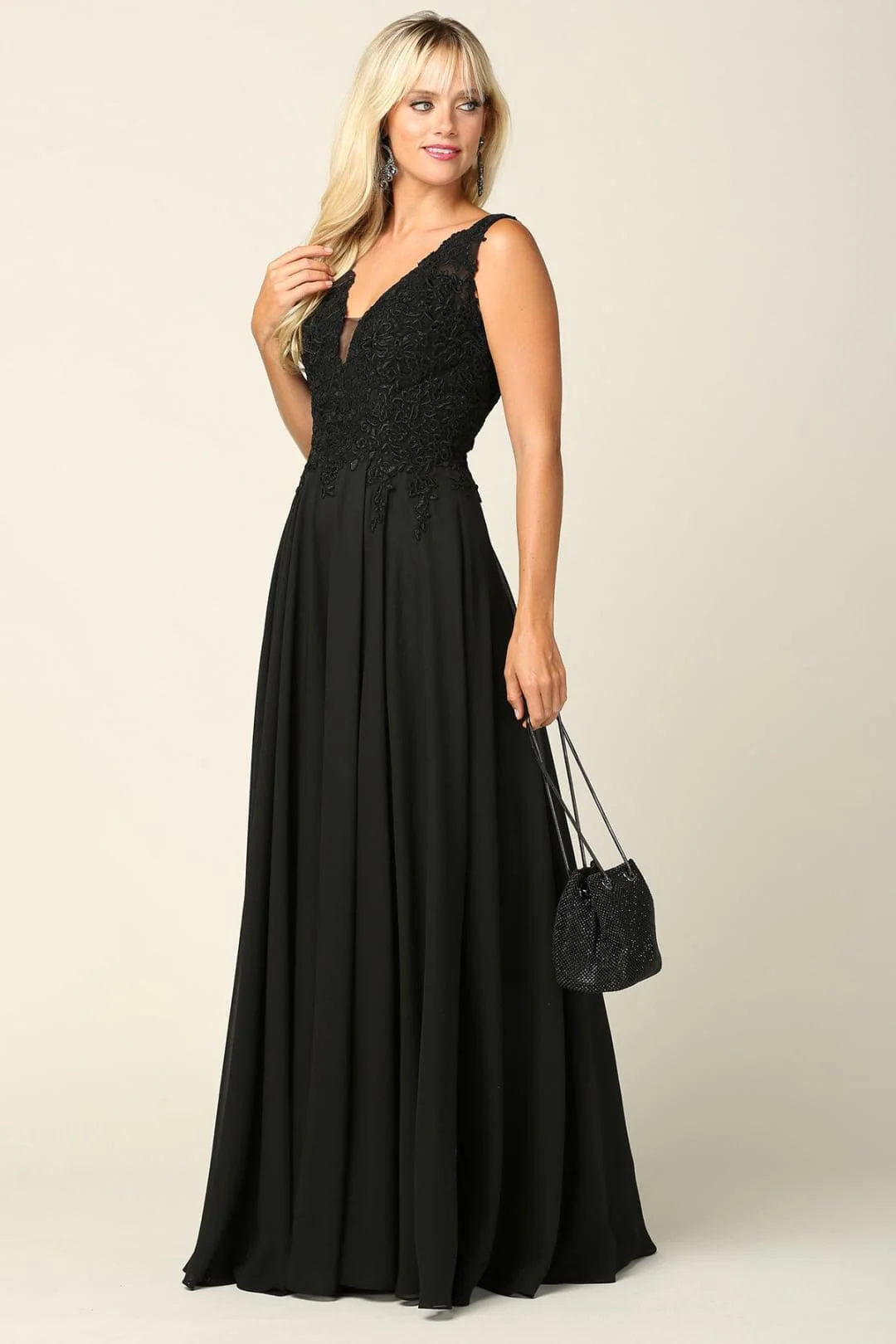 Eva USA 5201 Long Sleeveless Formal Evening Dress