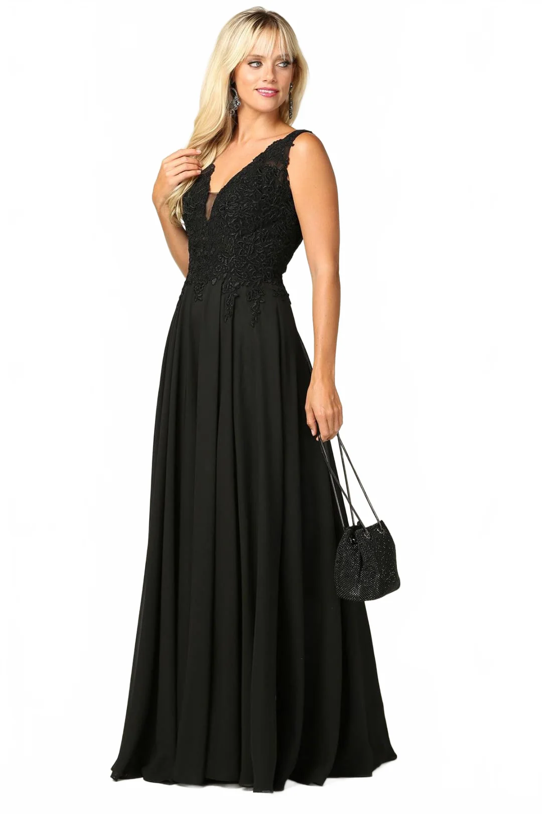 Eva USA 5201 Long Sleeveless Formal Evening Dress - Image 15