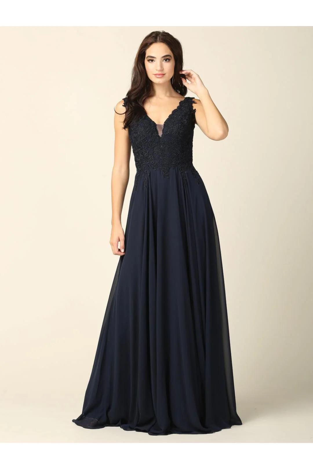 Eva USA 5201 Long Sleeveless Formal Evening Dress - Image 7