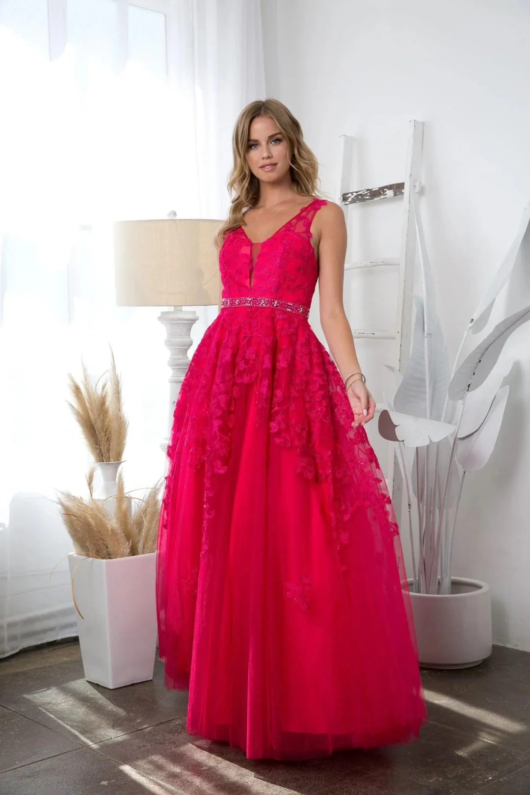 Eva USA 5232 Long Formal Sleeveless Prom Ball Gown - Image 11