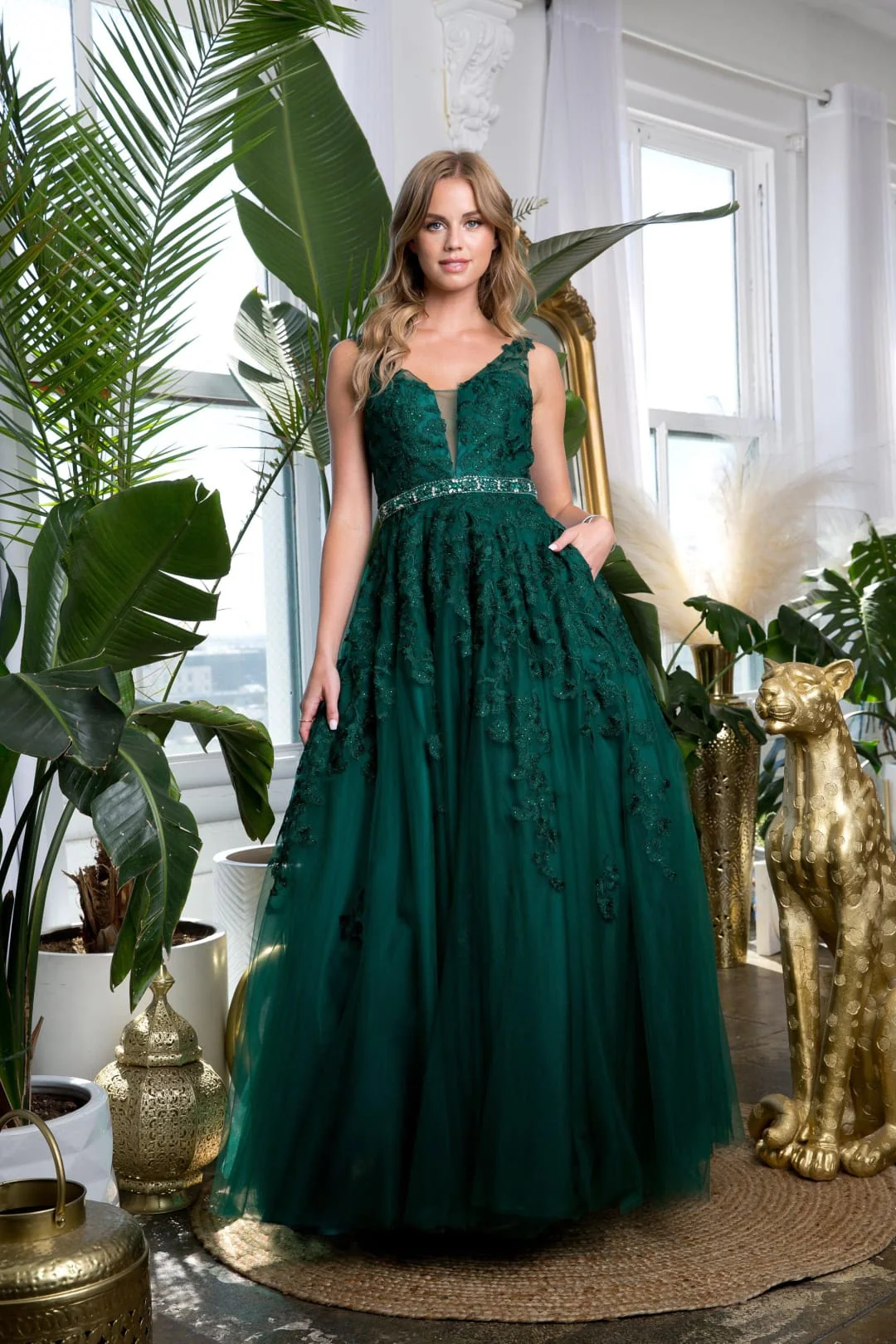 Eva USA 5232 Long Formal Sleeveless Prom Ball Gown - Image 12